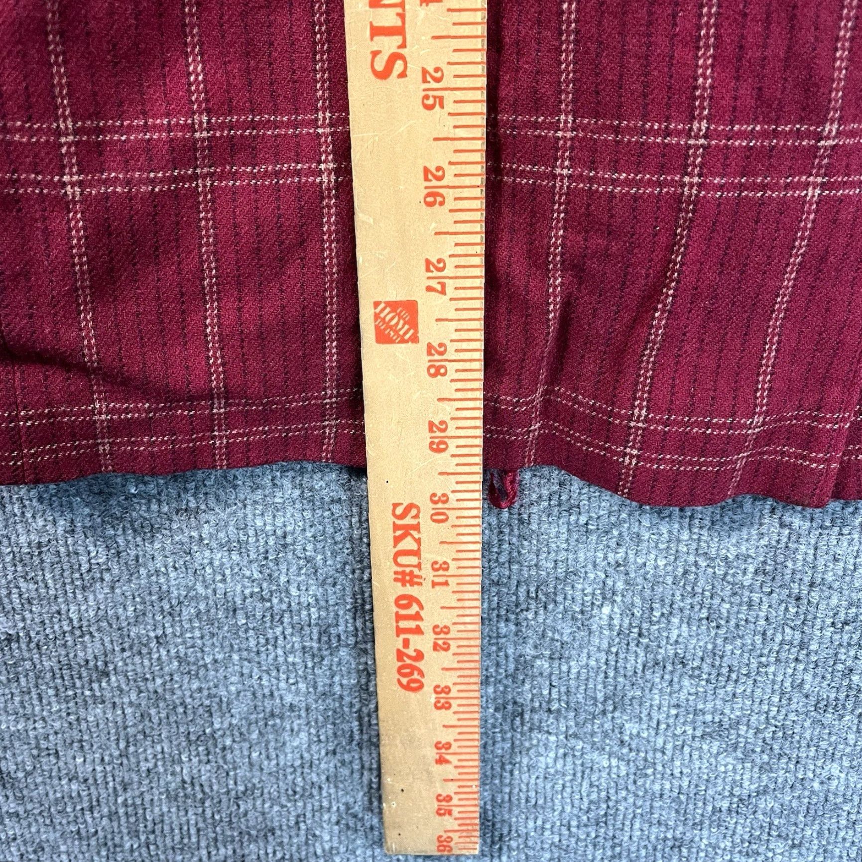 Pendleton VINTAGE Pendleton Blazer Coat Jacket Womens XL Red Plaid 100% Wool 49er Pockets Classic Button Size XL / US 12-14 / IT 48-50 - 6 Thumbnail