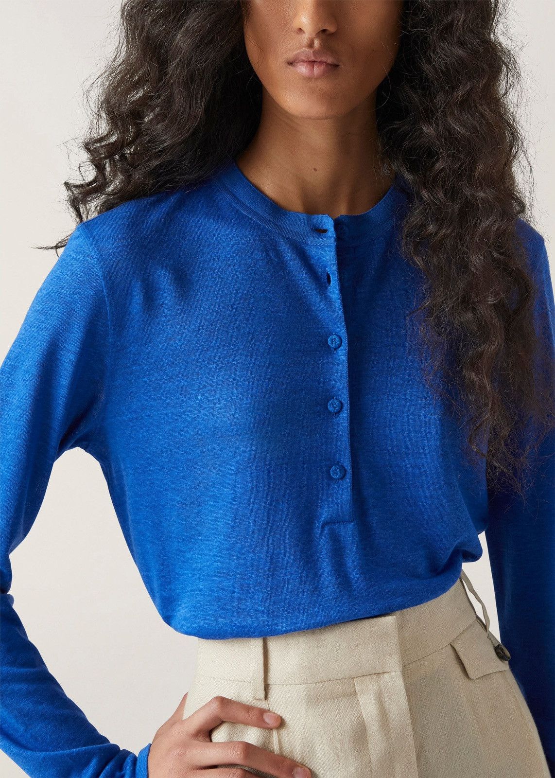 Loro Piana o1srvl11e0424 Sweater in Blue Size L / US 10 / IT 46 - 3 Thumbnail