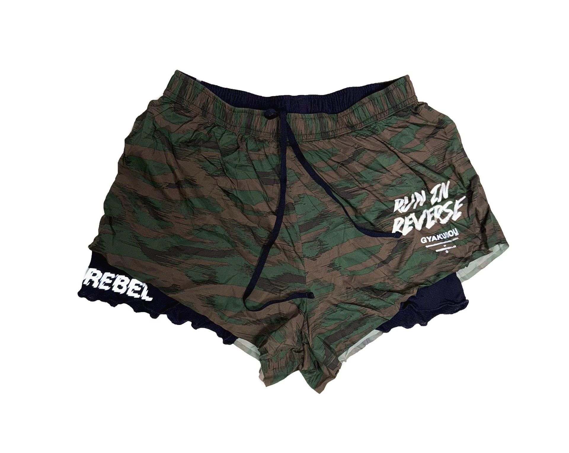 Nike Nike GYAKUSOU UC Takahashi Camo Reflective Lined Shorts XL Size US 36 / EU 52 - 1 Thumbnail