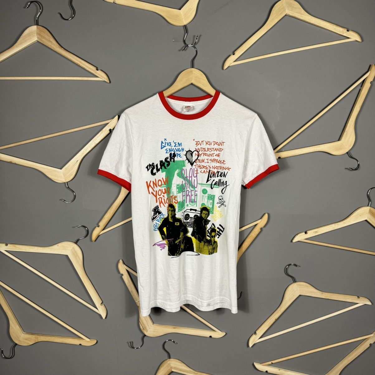 Band Tees × Vintage The Clash London Calling Band T-shirt Size US M / EU 48-50 / 2 - 1 Thumbnail