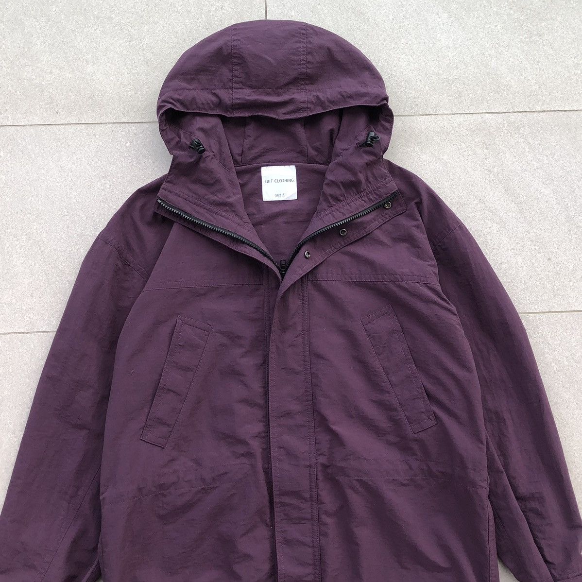 Japanese Brand Japanese Brand EDIT CLOTHING Nylon Zipper Hoodie Jacket Size US M / EU 48-50 / 2 - 2 Thumbnail
