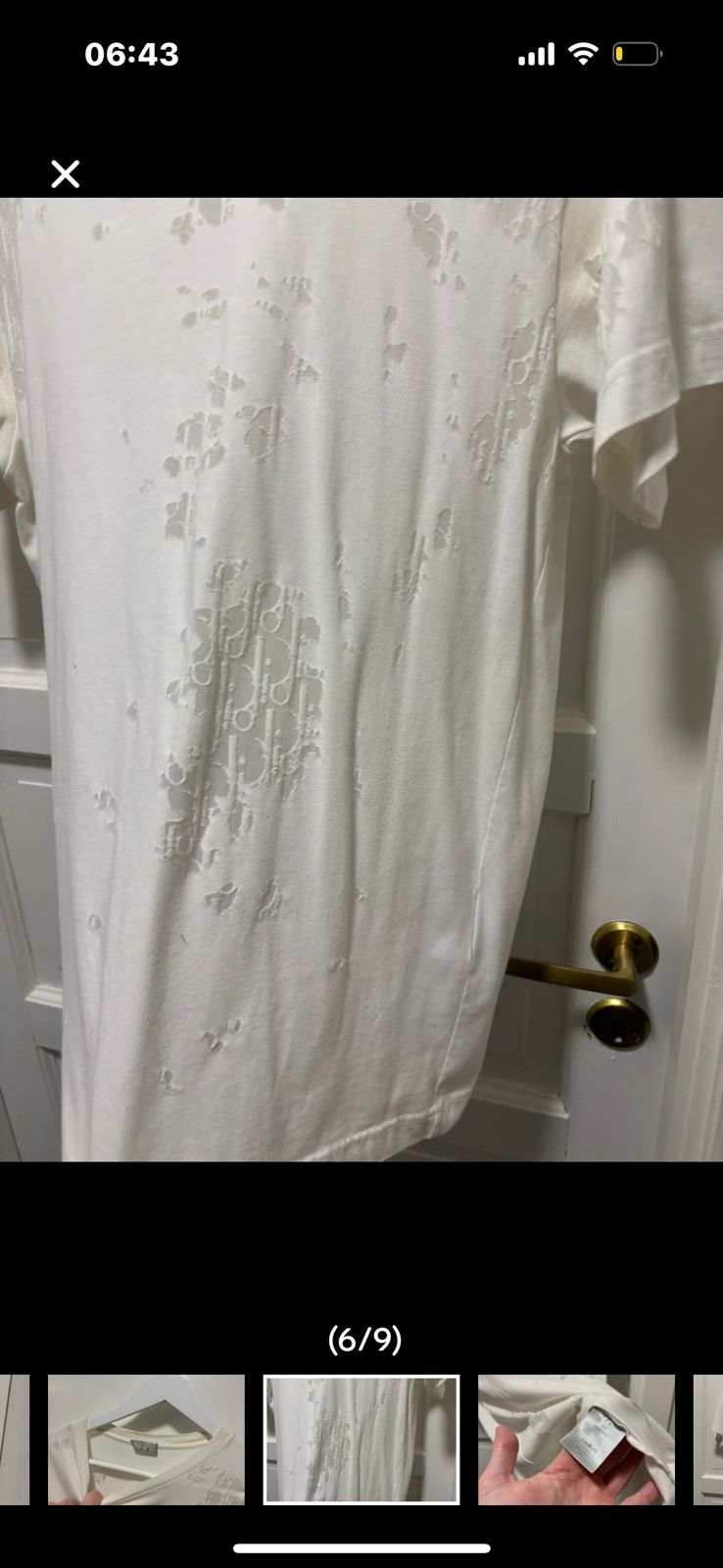 Dior Dior logo tee Size US L / EU 52-54 / 3 - 6 Thumbnail