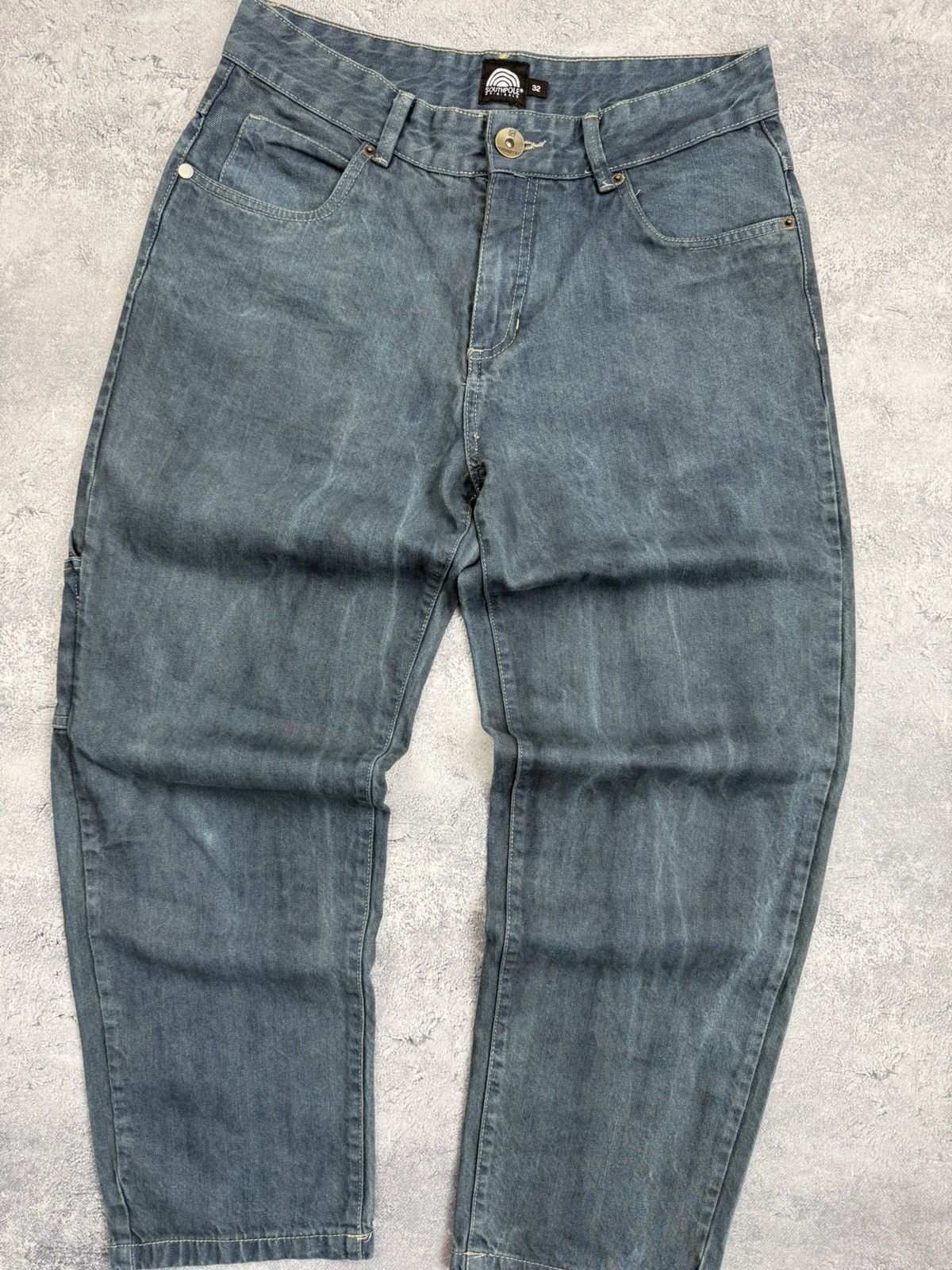 Southpole Vintage Y2K SouthPole Baggy Jeans Denim Pants Faded Skater Size US 32 / EU 48 - 19 Thumbnail