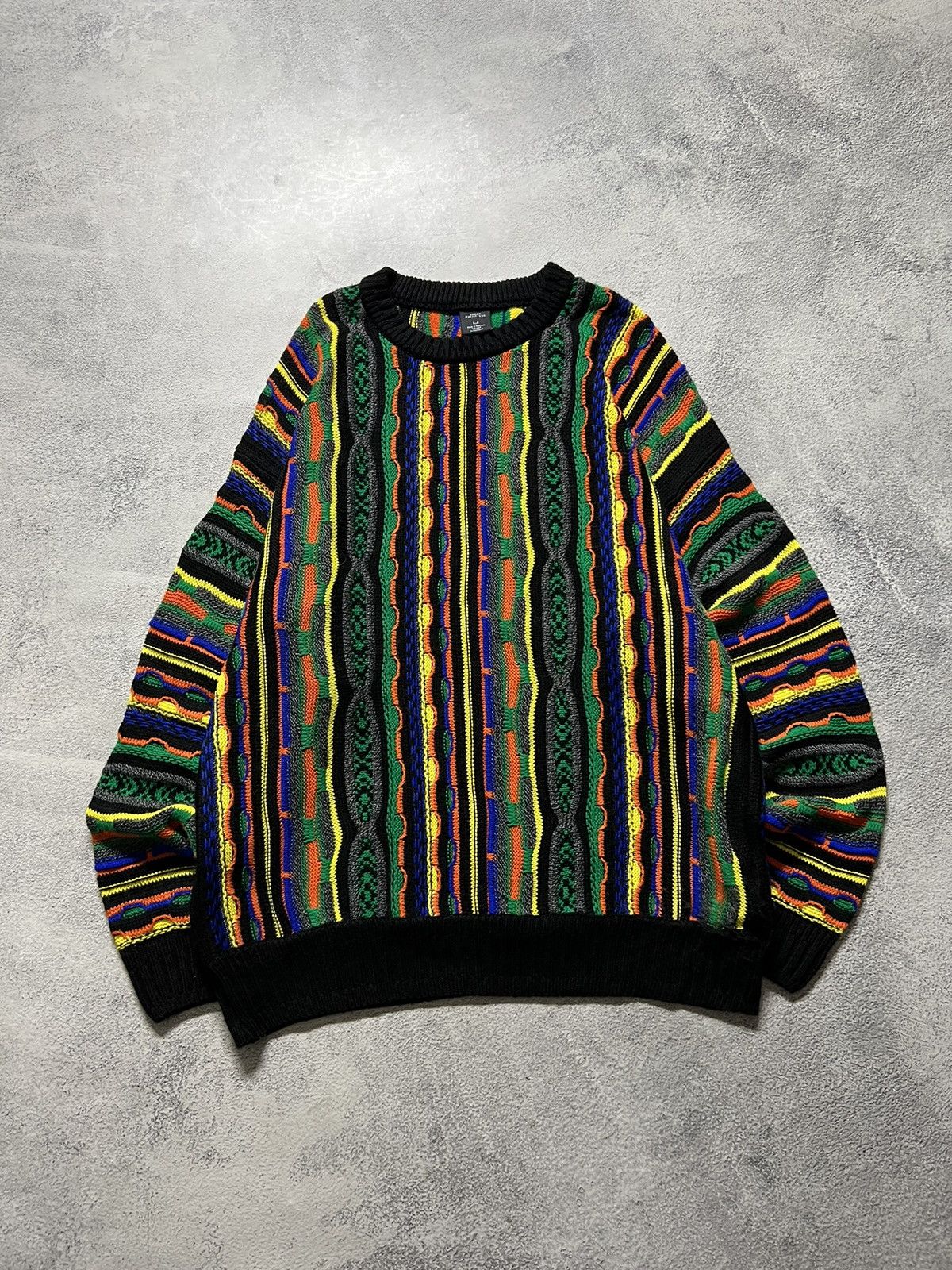 Coogi × Vintage Vintage Y2k Coogi Style Acrylic Sweater 00’s Size US L / EU 52-54 / 3 - 1 Thumbnail