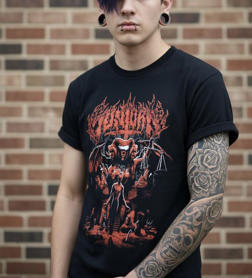 Gildan RARE Official Suntorn No Fate Deathcore Metal Merch T-Shirt Size US M / EU 48-50 / 2 - 1 Thumbnail