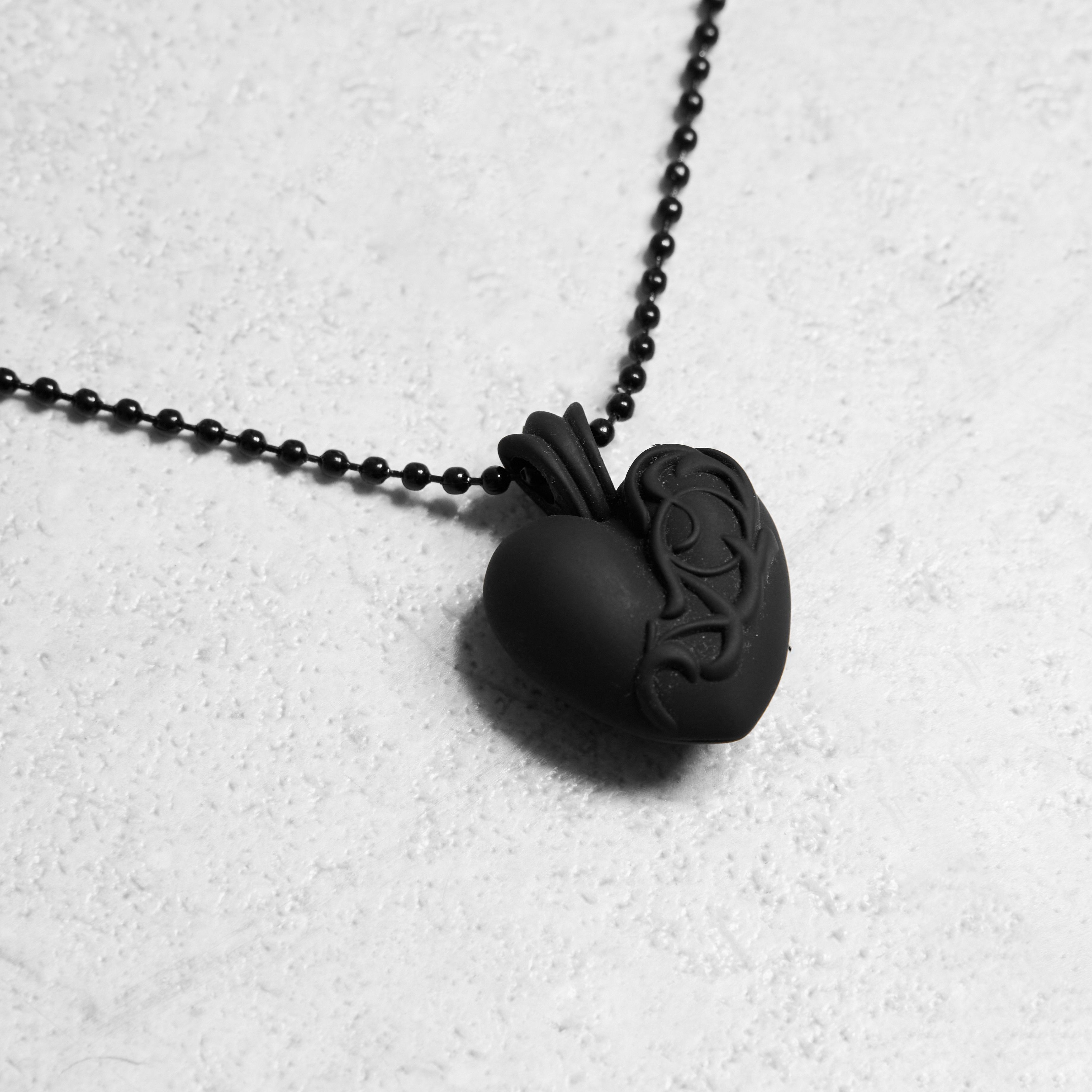 Chrome Hearts CHROME HEARTS Silicon Hearts BLACK Size ONE SIZE - 3 Thumbnail