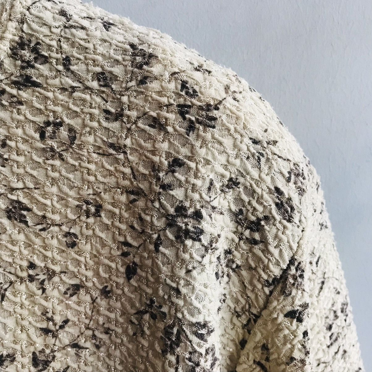Other Japanese Floral Umock Neck Long Sleeve Size M / US 6-8 / IT 42-44 - 4 Thumbnail