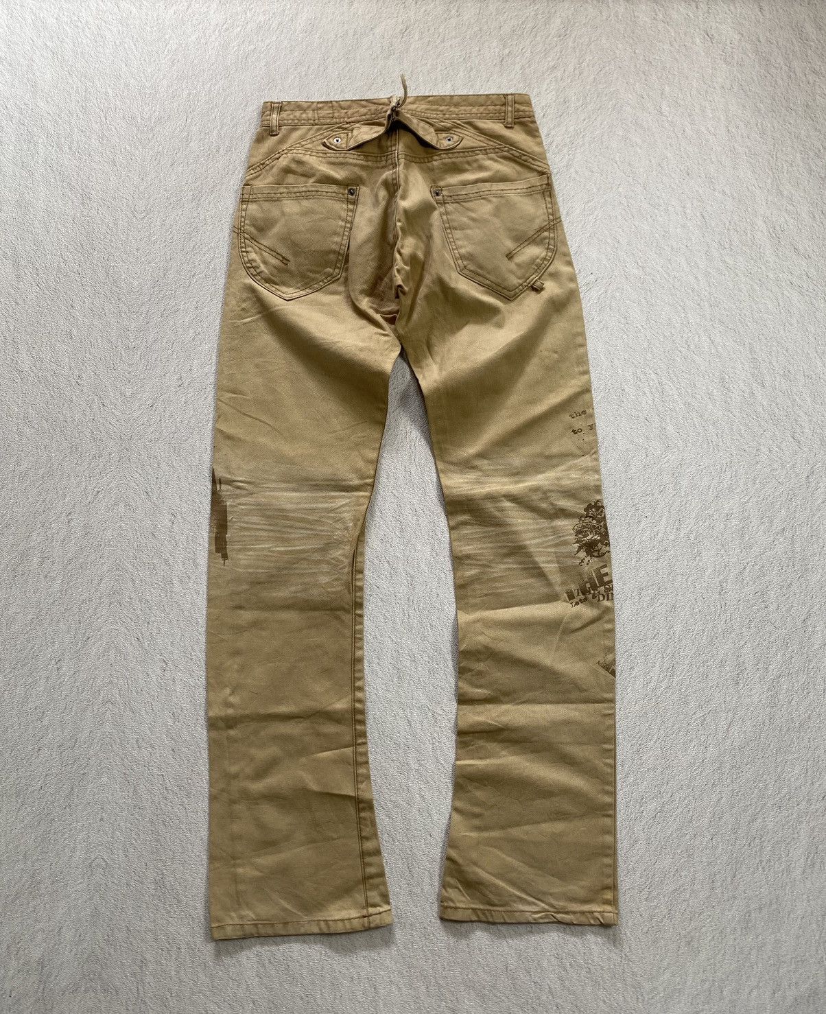 If Six Was Nine 2000s Semantic Design Muddy wash Flared Jeans Size US 29 - 2 Thumbnail