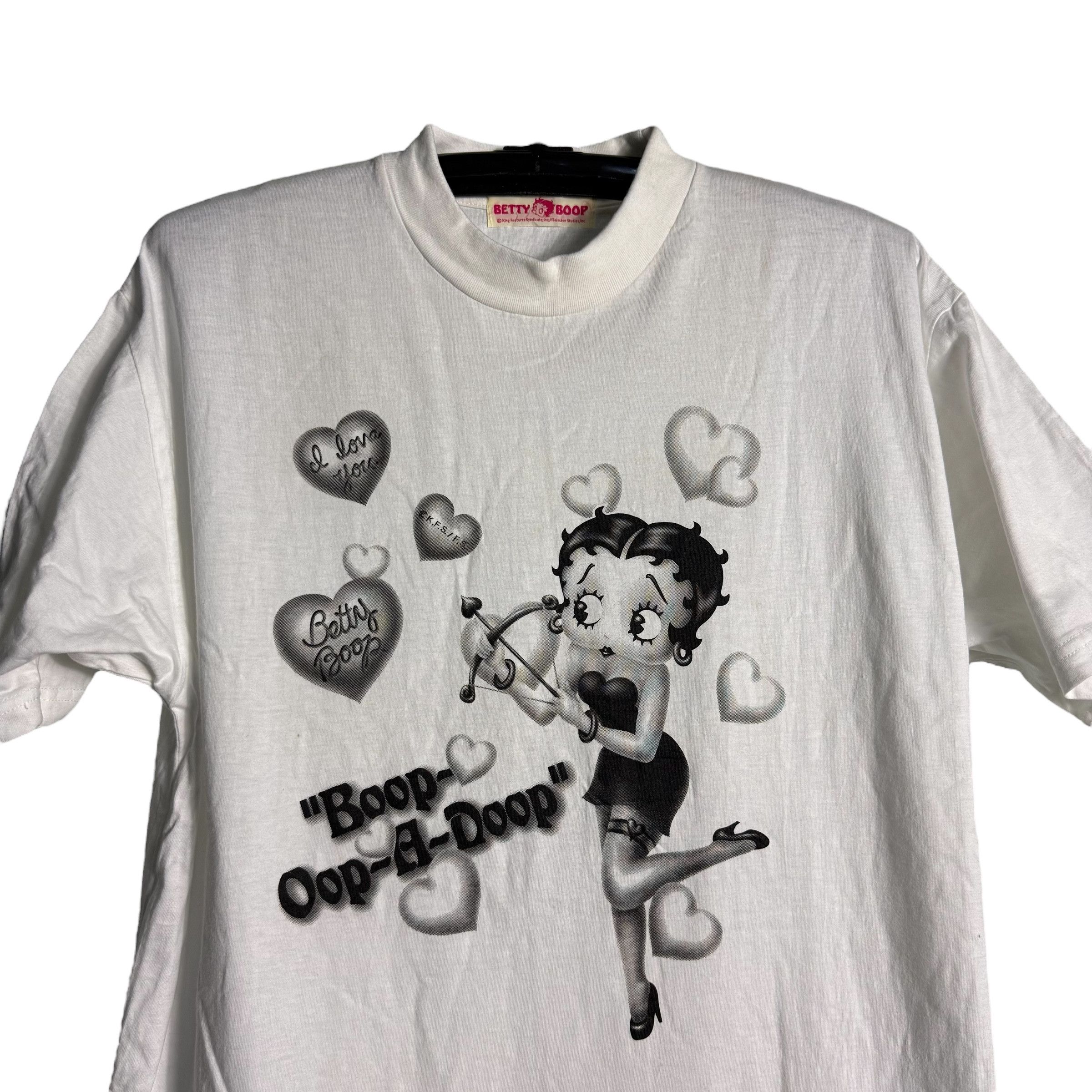 Cartoon Network 🔥RARE🔥Vintage Betty Boop Fleischer Studio OVP T-shirt Size US XL / EU 56 / 4 - 2 Thumbnail