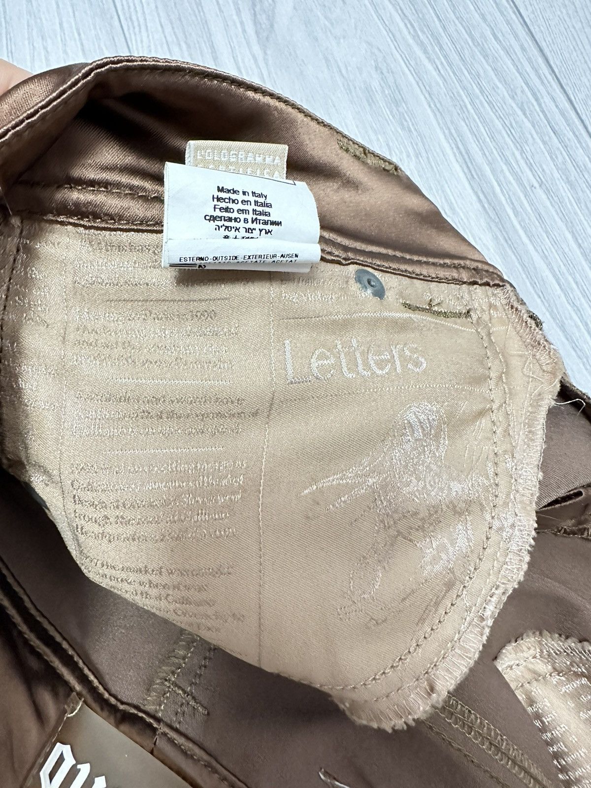 Designer × John Galliano John Galliano Vintage Women's Satin Trousers Pants Size 28" / US 6 / IT 42 - 4 Thumbnail