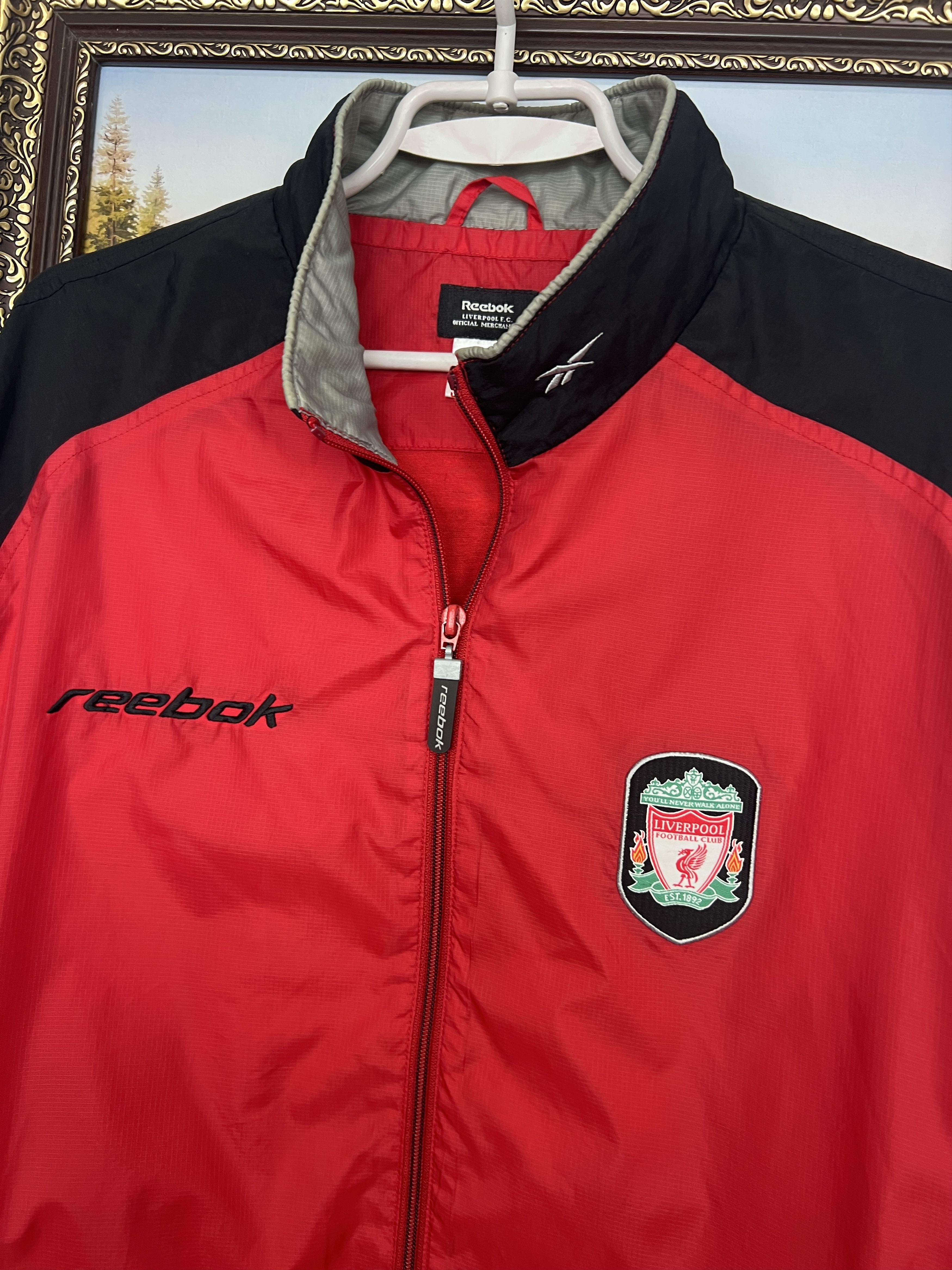 Reebok Vintage Reebok Liverpool Football Jacket Soccer Track Top Size US M / EU 48-50 / 2 - 1 Thumbnail
