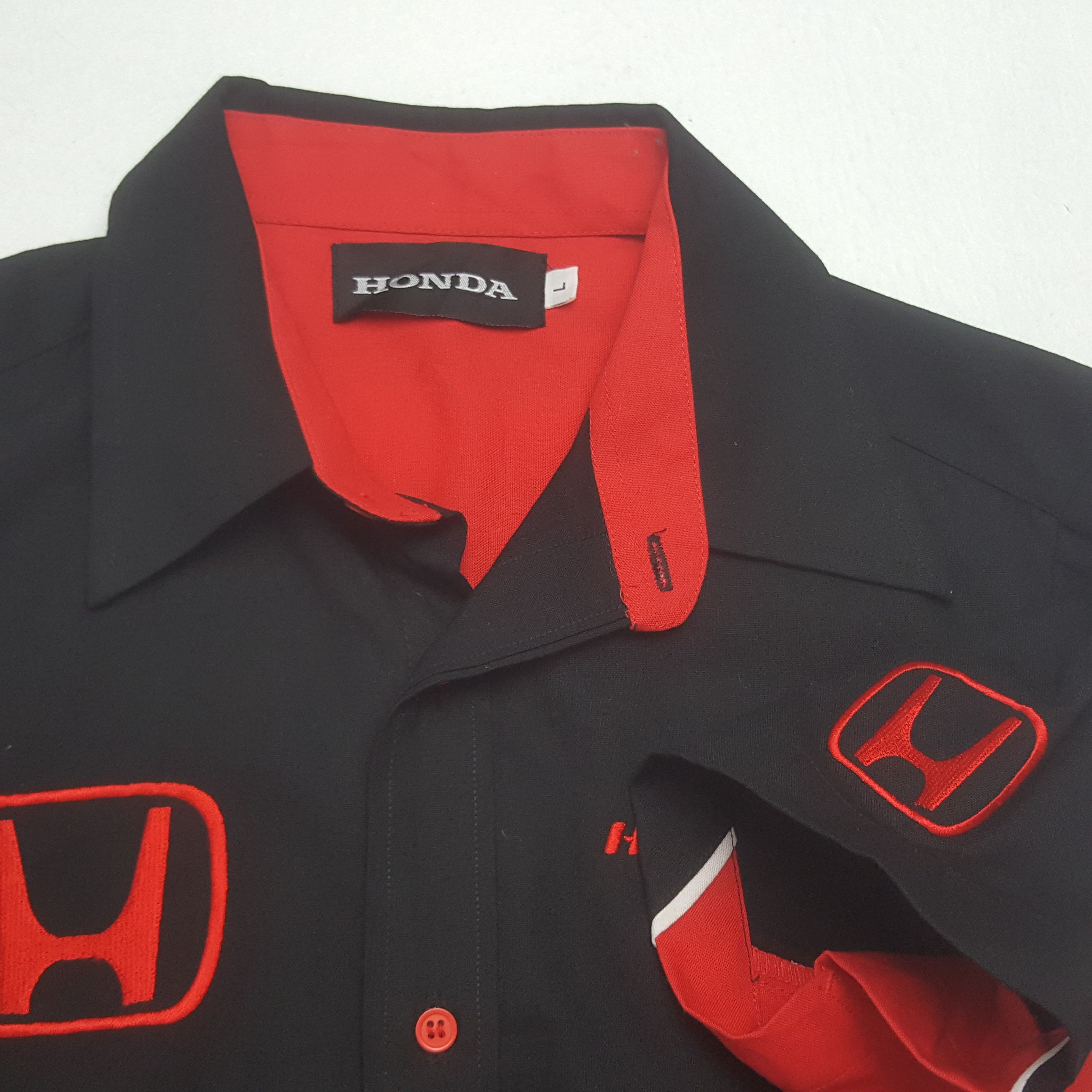 Honda Vintage Honda Japanese Racing Shirt Button Up C312N19 Size US S / EU 44-46 / 1 - 5 Thumbnail