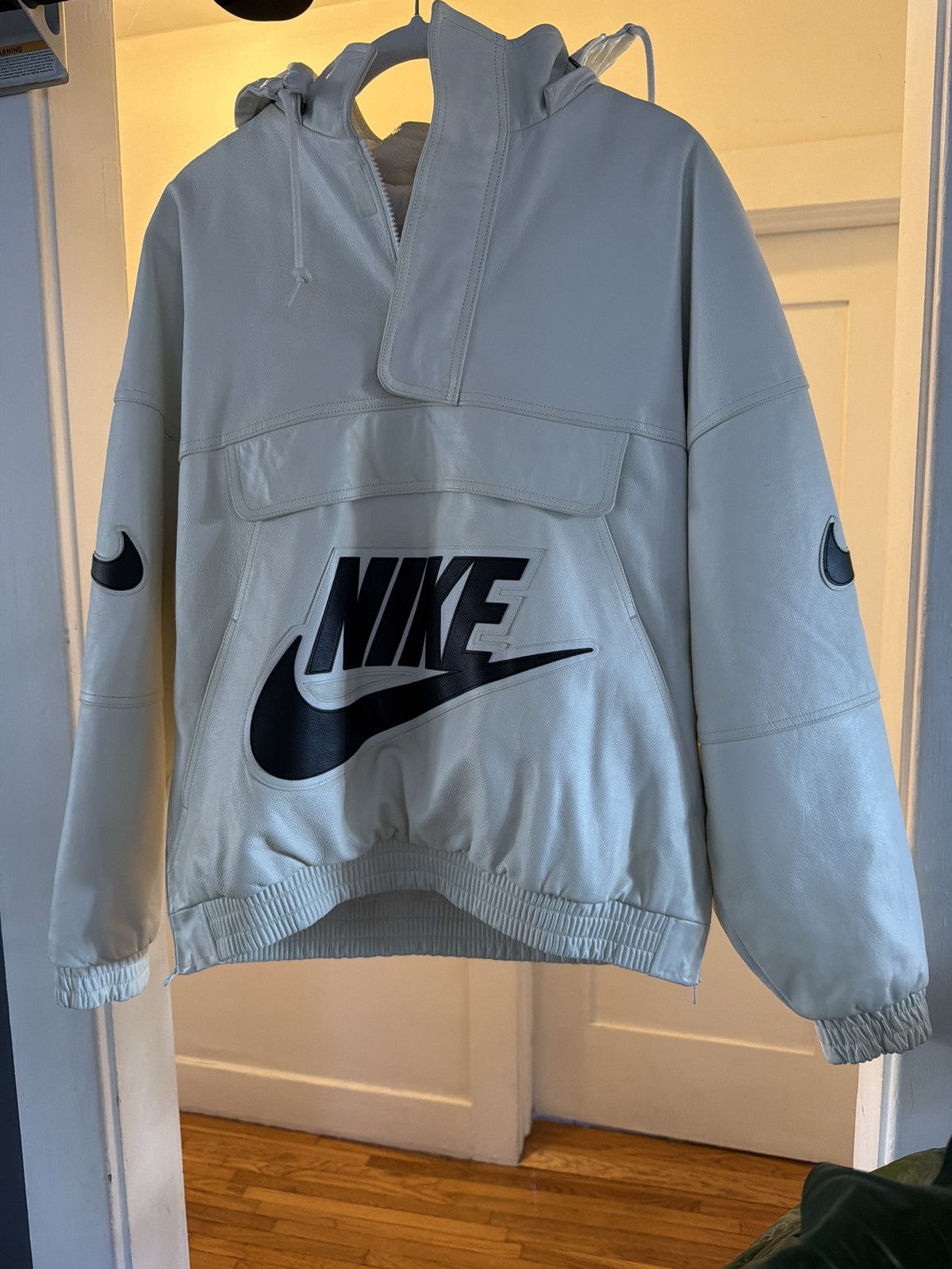 Nike × Supreme SUPREME X NIKE LEATHER JACKET Size US M / EU 48-50 / 2 - 4 Thumbnail