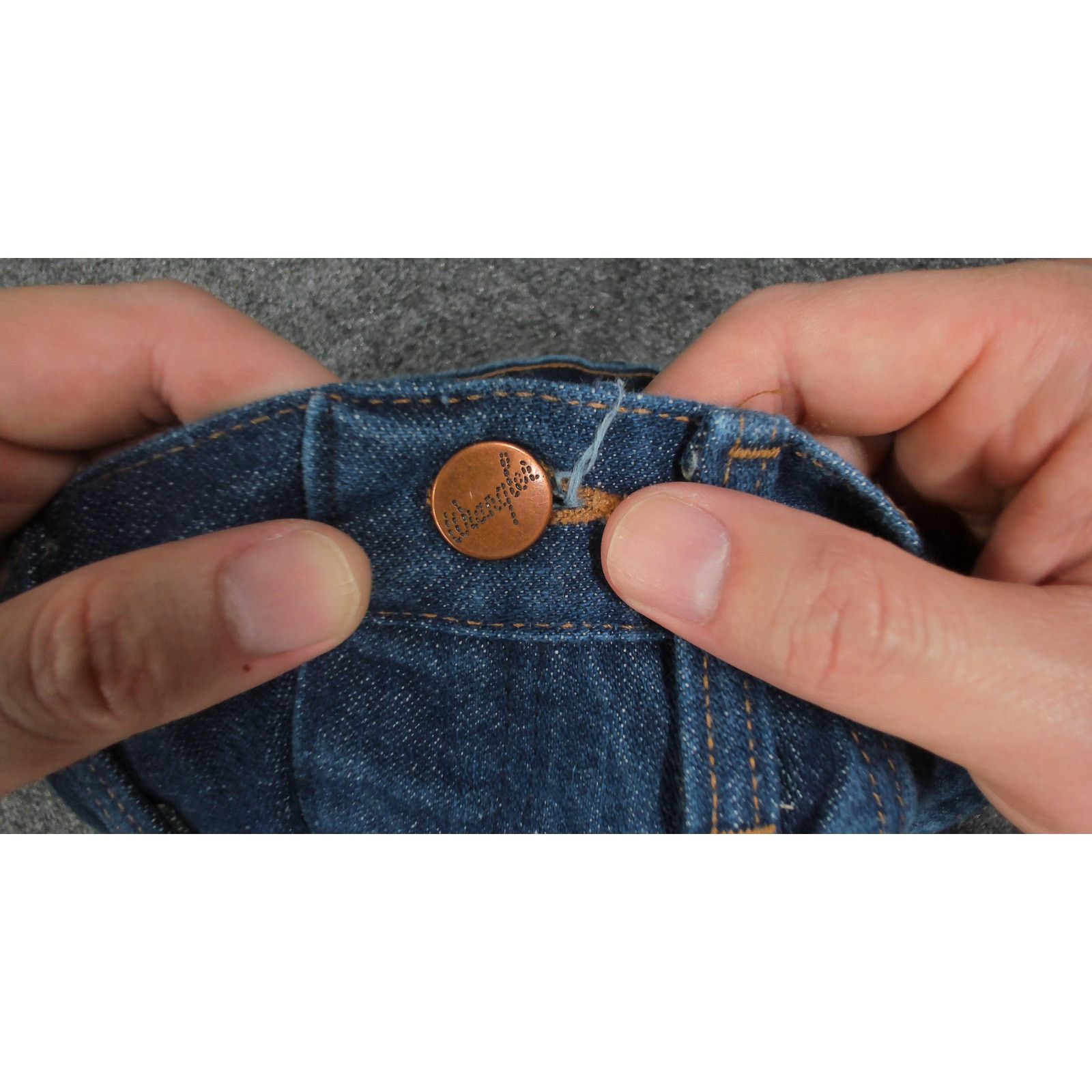 Wrangler VTG 90s Made in USA Wrangler 936DEN Dark Wash (Stacks) 32x40 Size US 32 / EU 48 - 11 Thumbnail