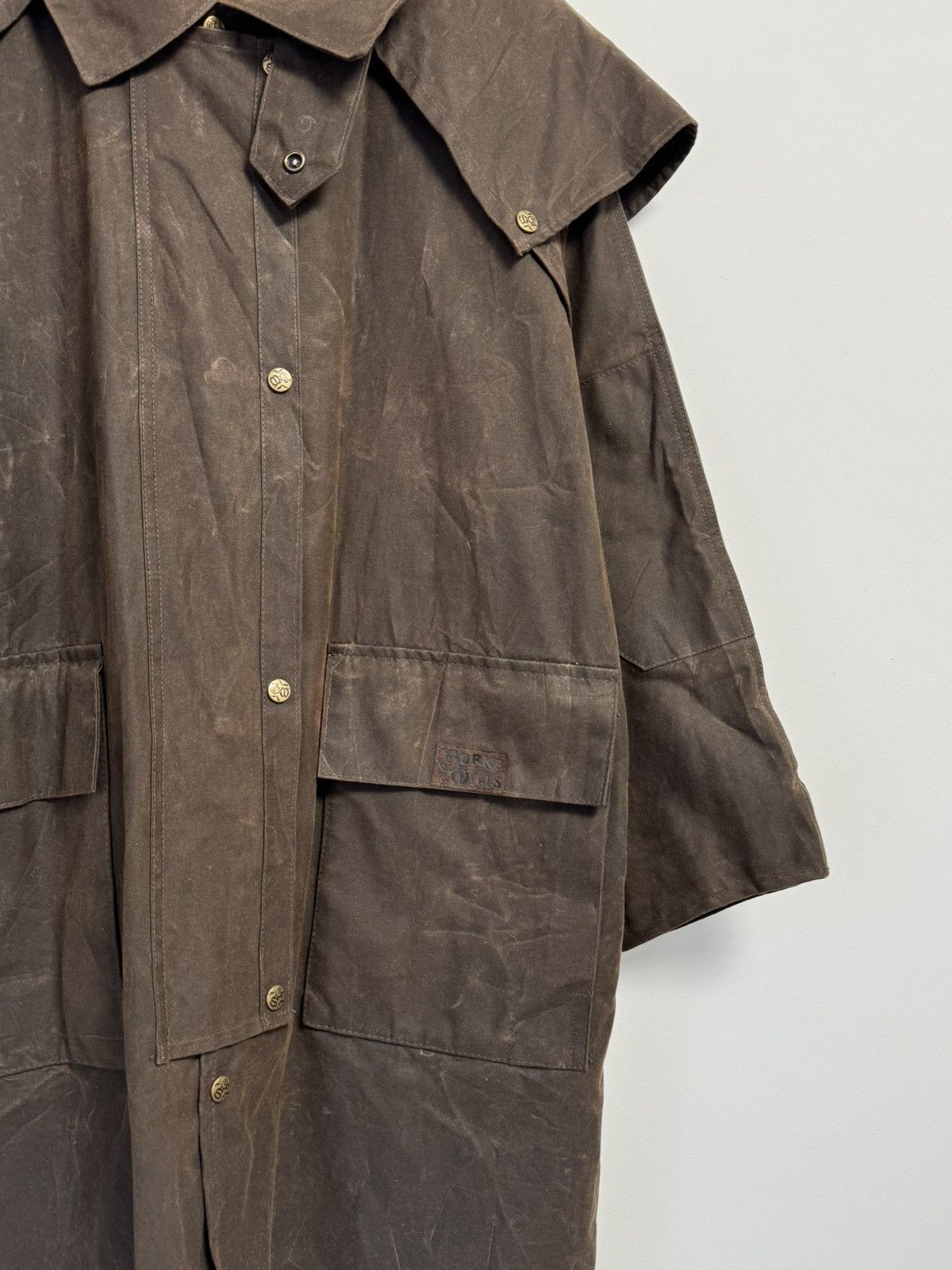 Other Burke Wills vintage wax waxed cotton short weatherall jacket Size US M / EU 48-50 / 2 - 3 Thumbnail
