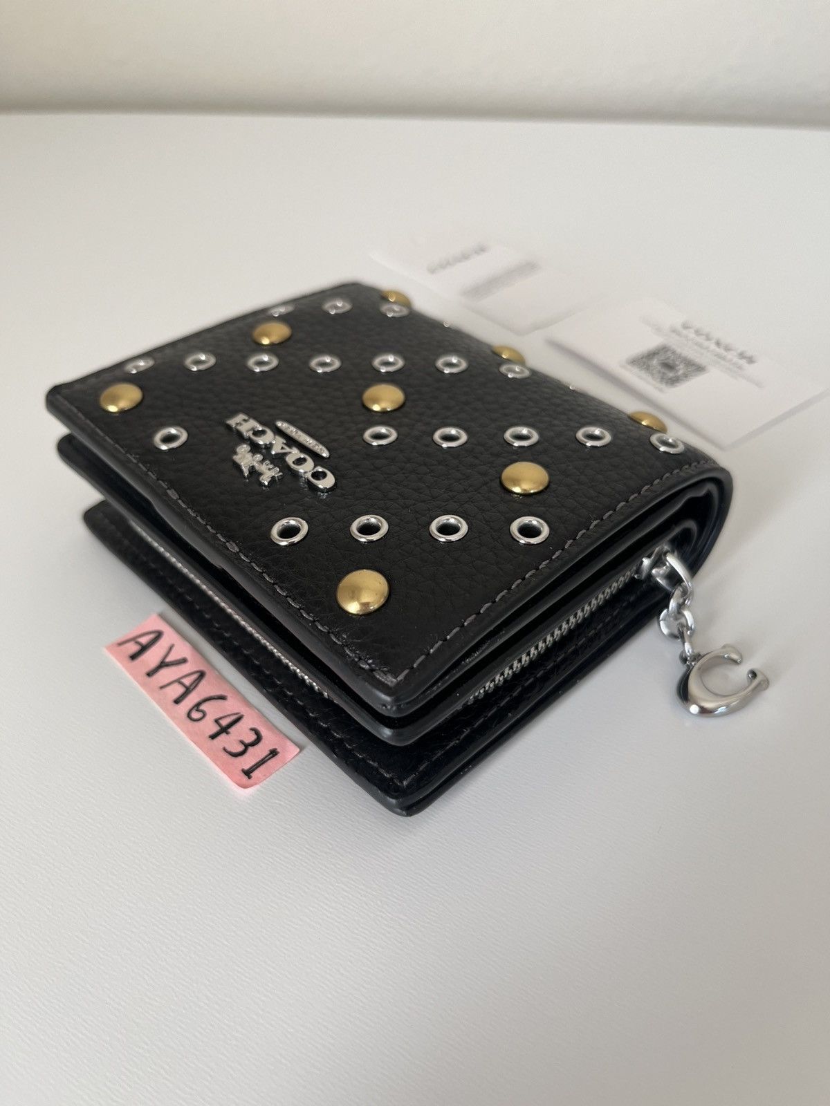 Coach Coach Snap Wallet With Rivets Size ONE SIZE - 3 Thumbnail