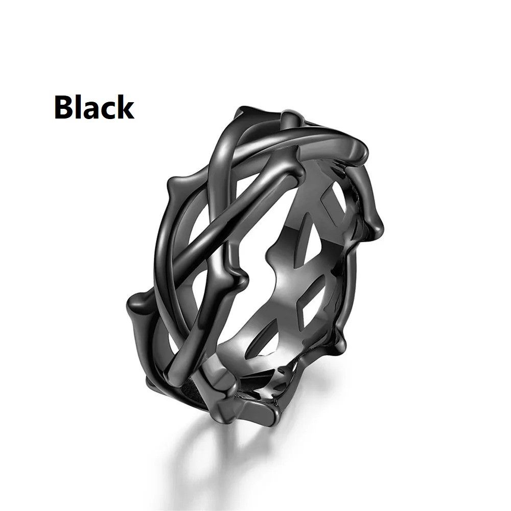 Other Thorn Vine Ring Streetwear Fashion Finger Jewelry Gift Size ONE SIZE - 7 Thumbnail