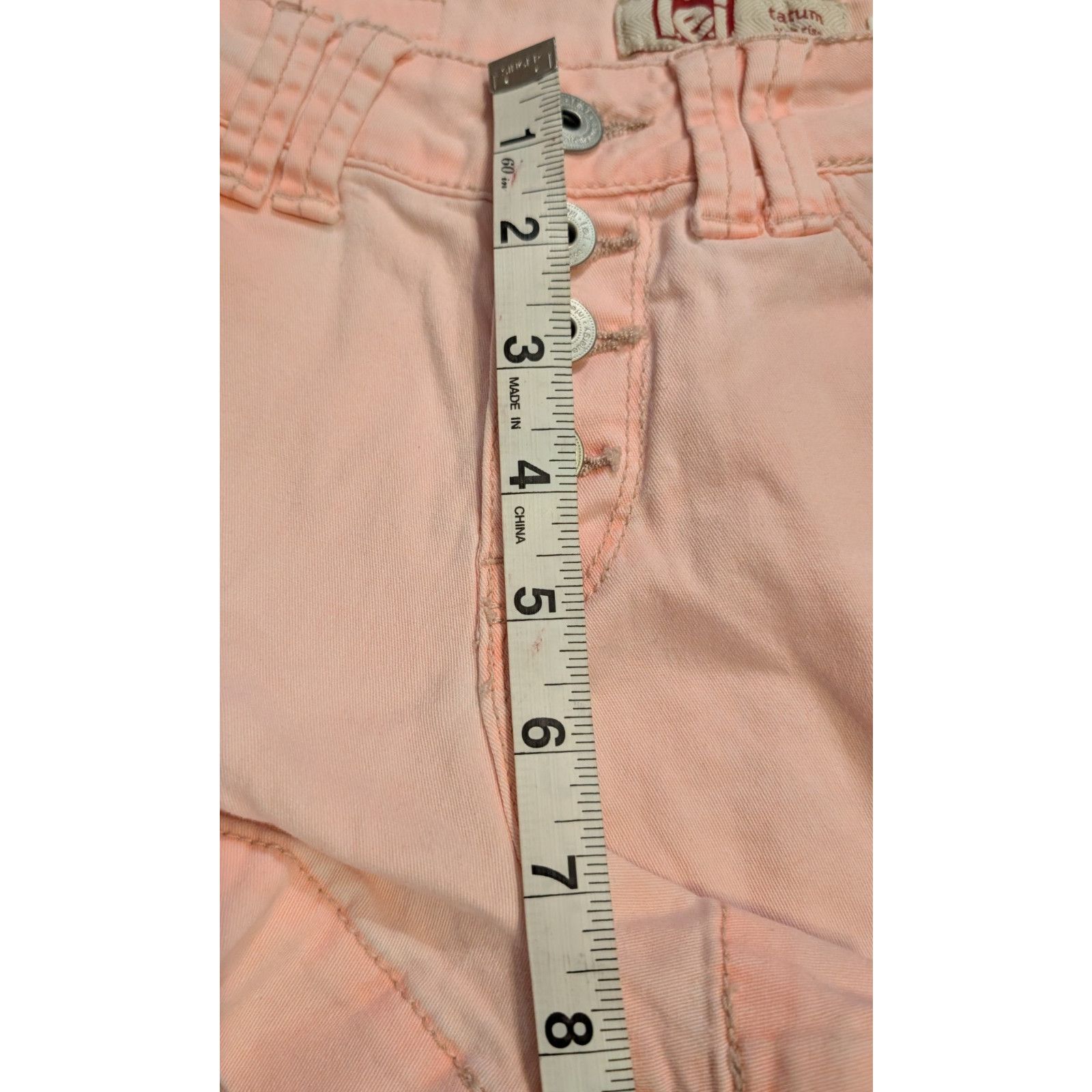 L.E.I. L.E.I Jrs 11 Regular Tatum Button Fly High Rise Pink Shorts Size 32" / US 10 / IT 46 - 5 Thumbnail