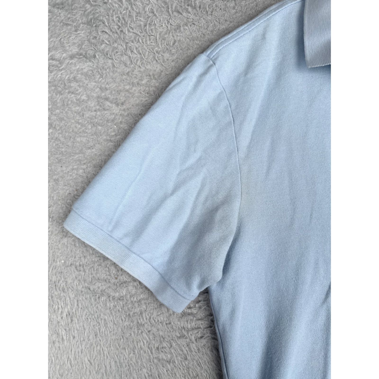 Tommy Hilfiger Tommy Hilfiger Polo Shirt Men L Blue 100% Cotton Short Sleeve Slim Fit Regular Size Polo Size US L / EU 52-54 / 3 - 3 Thumbnail