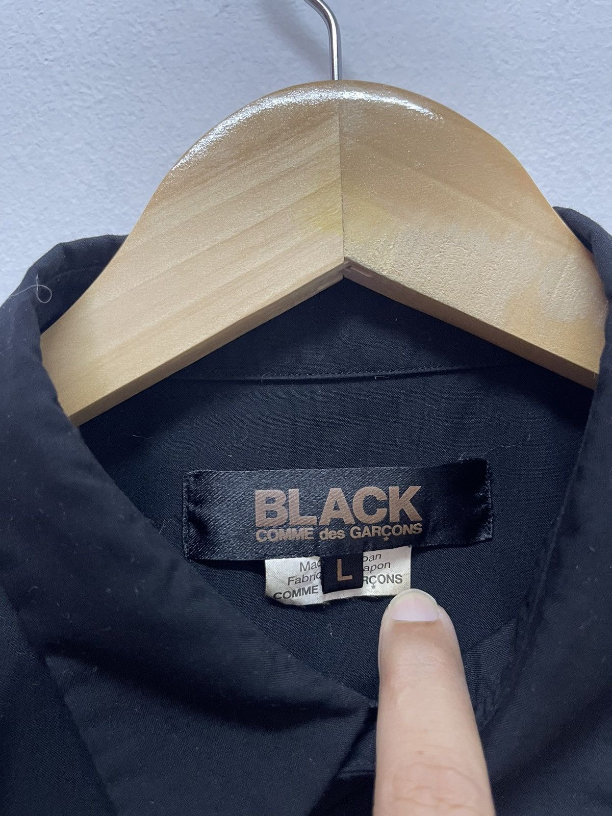 Comme des Garcons ARCHIVE AD2019 Black Comme des Garcons Bondage Strap Shirt Size US M / EU 48-50 / 2 - 4 Thumbnail