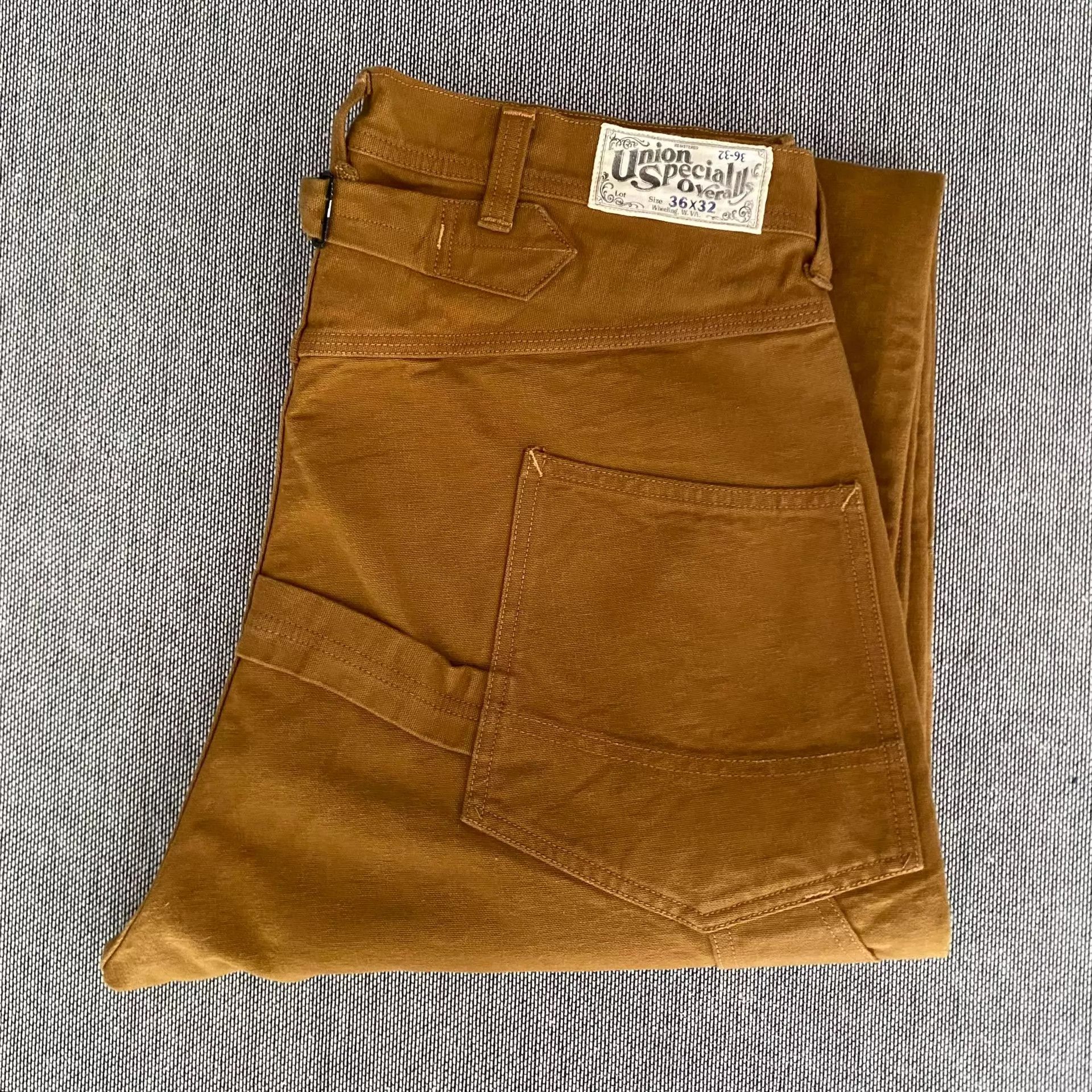 Freewheelers Freewheelers Brown Heavyweight Canvas Work Pants 36 Size US 36 / EU 52 - 1 Thumbnail