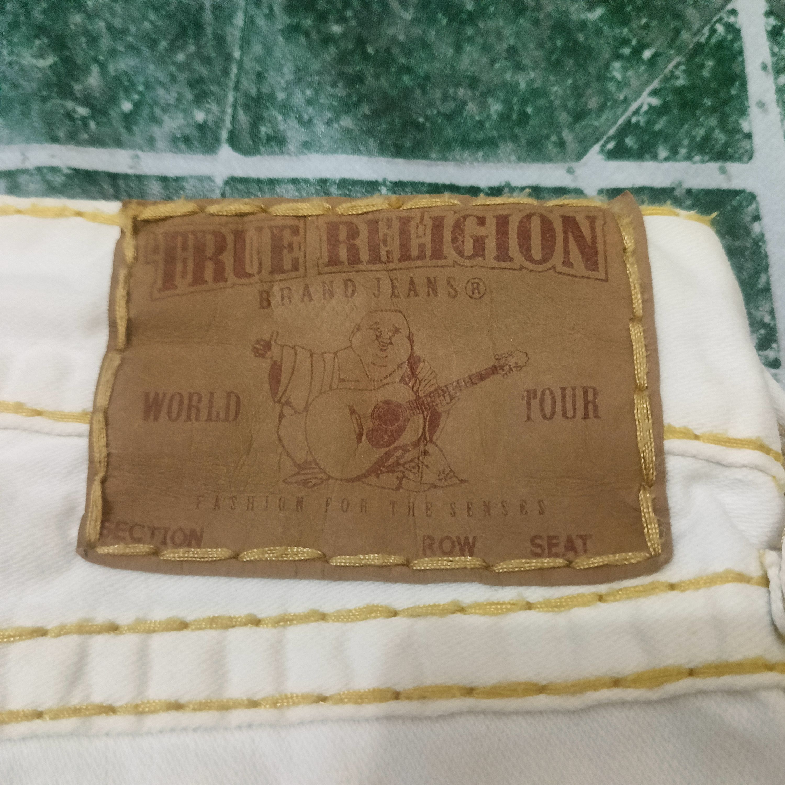True Religion Rare!!! True Religion Row Seat Flared Yellow Gold Stitch Size US 32 / EU 48 - 18 Thumbnail