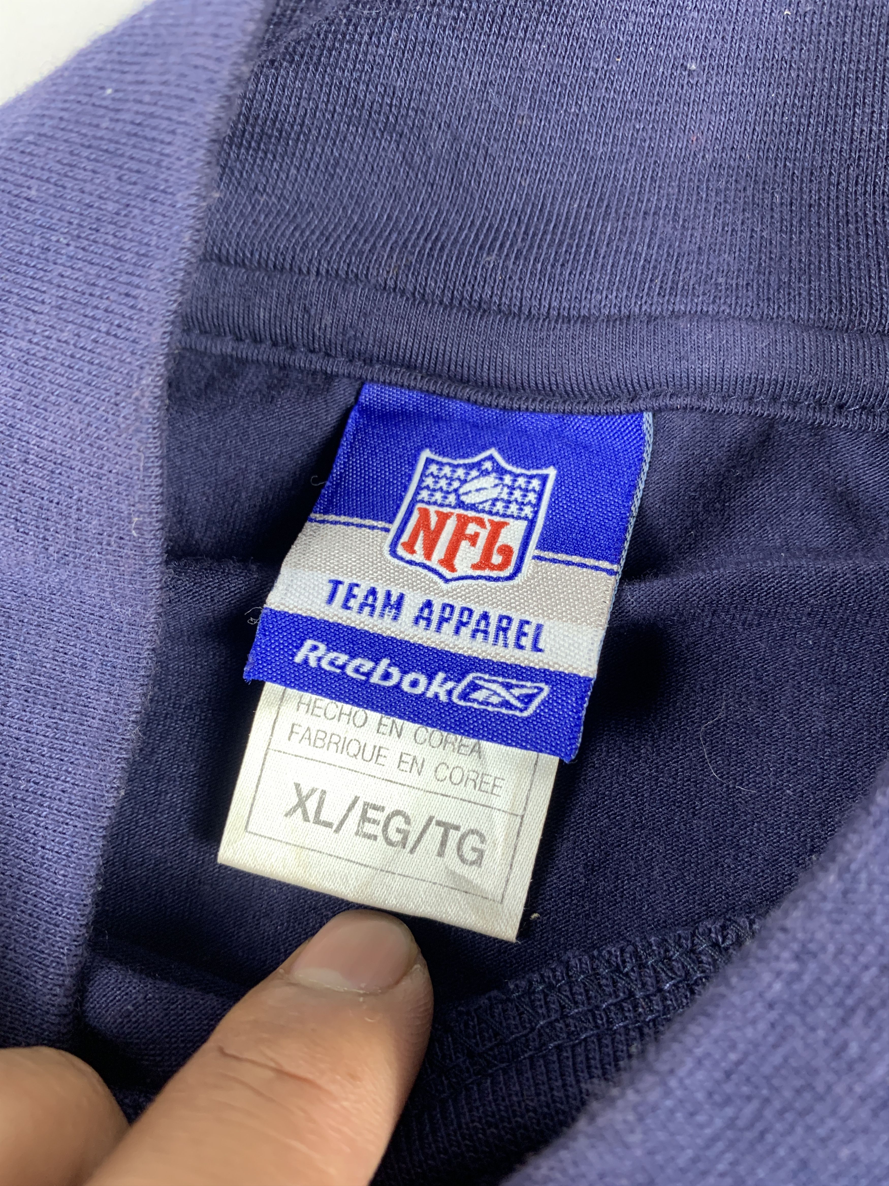 Reebok 2000s Reebok Dallas Cowboys Navy Tee (XL) Size US XL / EU 56 / 4 - 7 Thumbnail