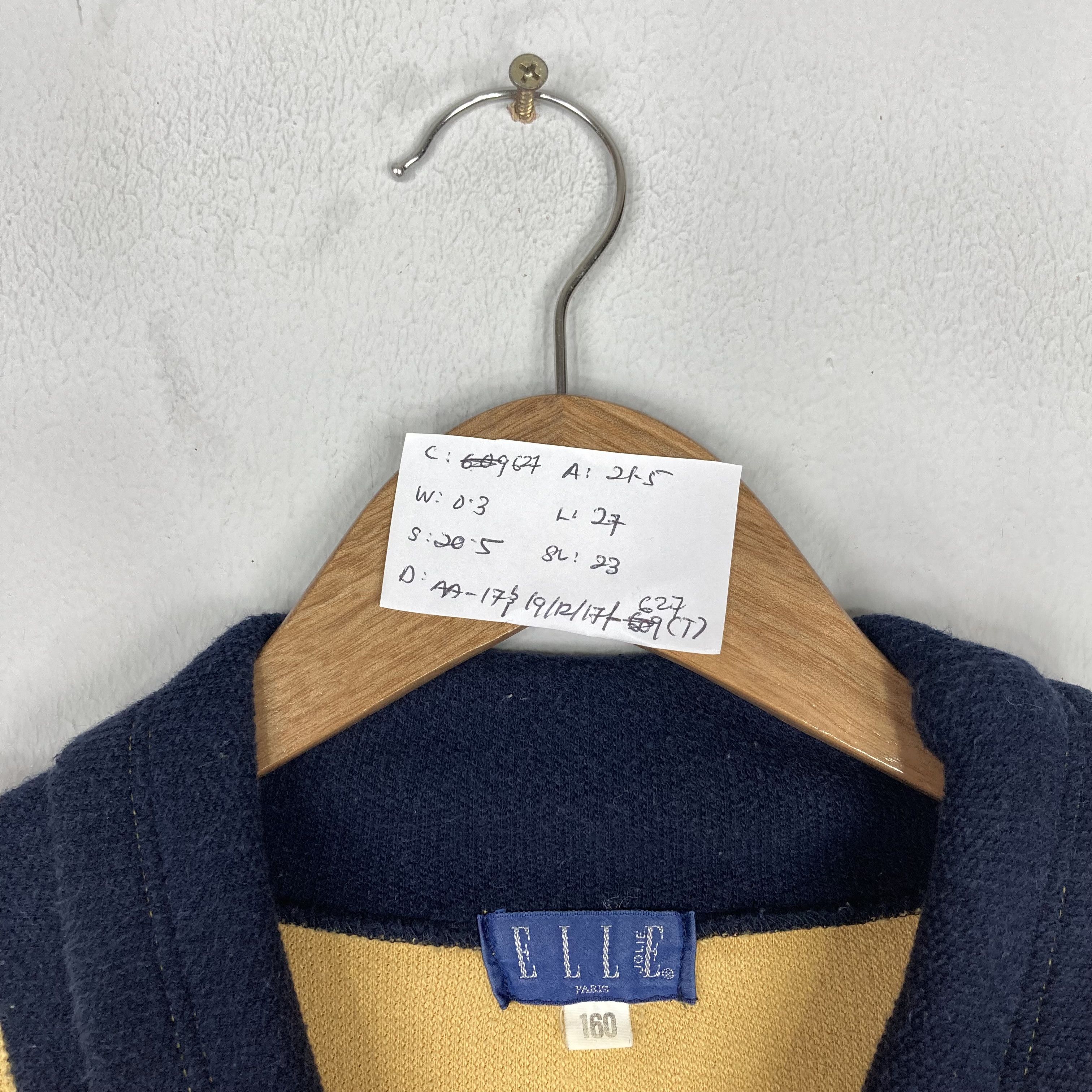 Designer Vintage ELLE PETITE By Elle Paris Crewneck Sweatshirt Size US L / EU 52-54 / 3 - 7 Thumbnail