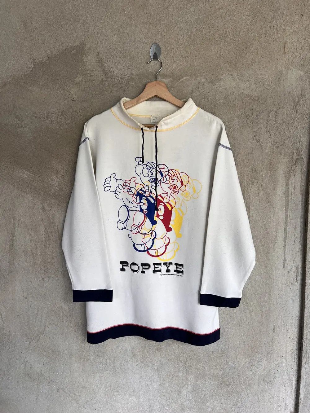 Cartoon Network Vintage Popeye Cartoon Sweatshirt Size US M / EU 48-50 / 2 - 2 Thumbnail
