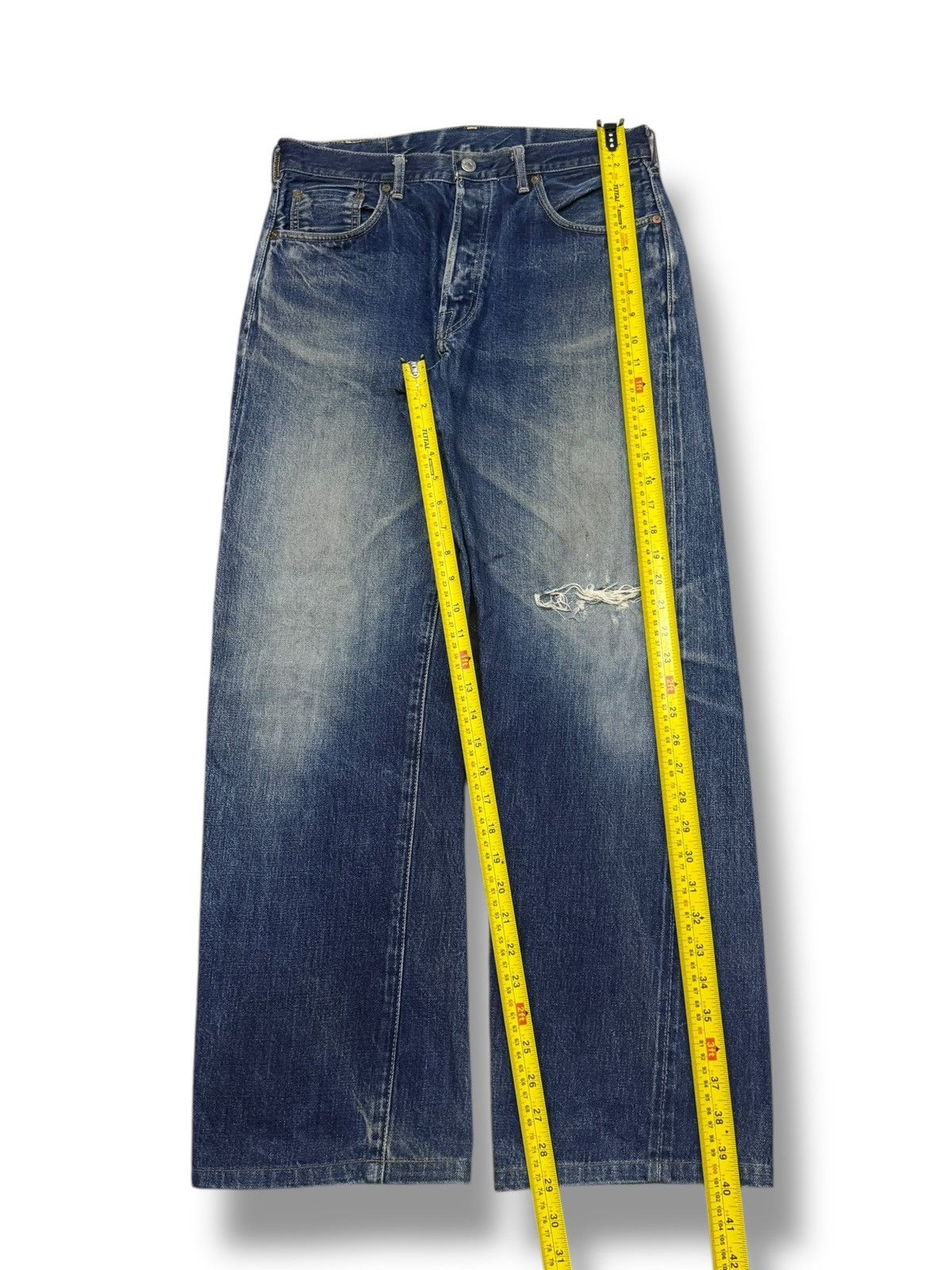 Sugar Cane Vintage Dude Ranch S01-XX Selvedge Denim Jeans Japan | W31 Size US 31 - 19 Thumbnail