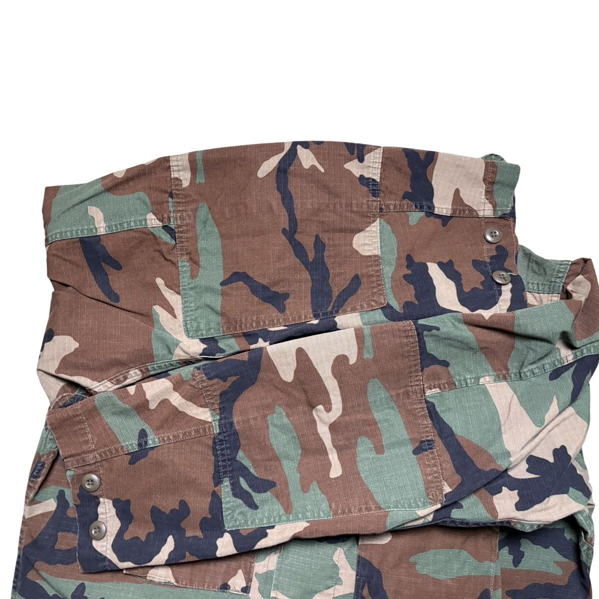 Other Vintage USGI Jacket Mens M Long Woodland Camo Ripstop BDU Size US M / EU 48-50 / 2 - 6 Thumbnail