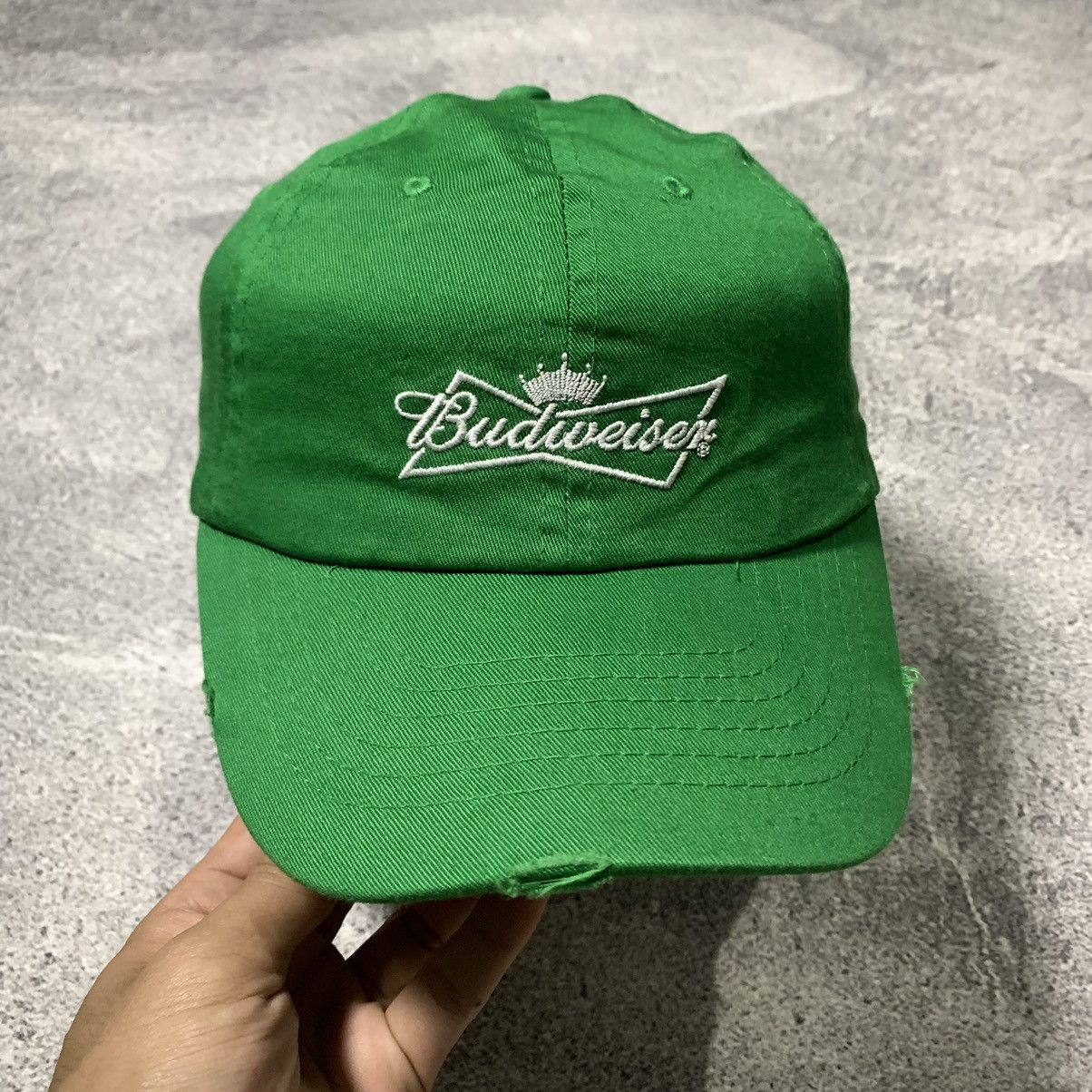 Vintage Budweiser Hat Cap distressed