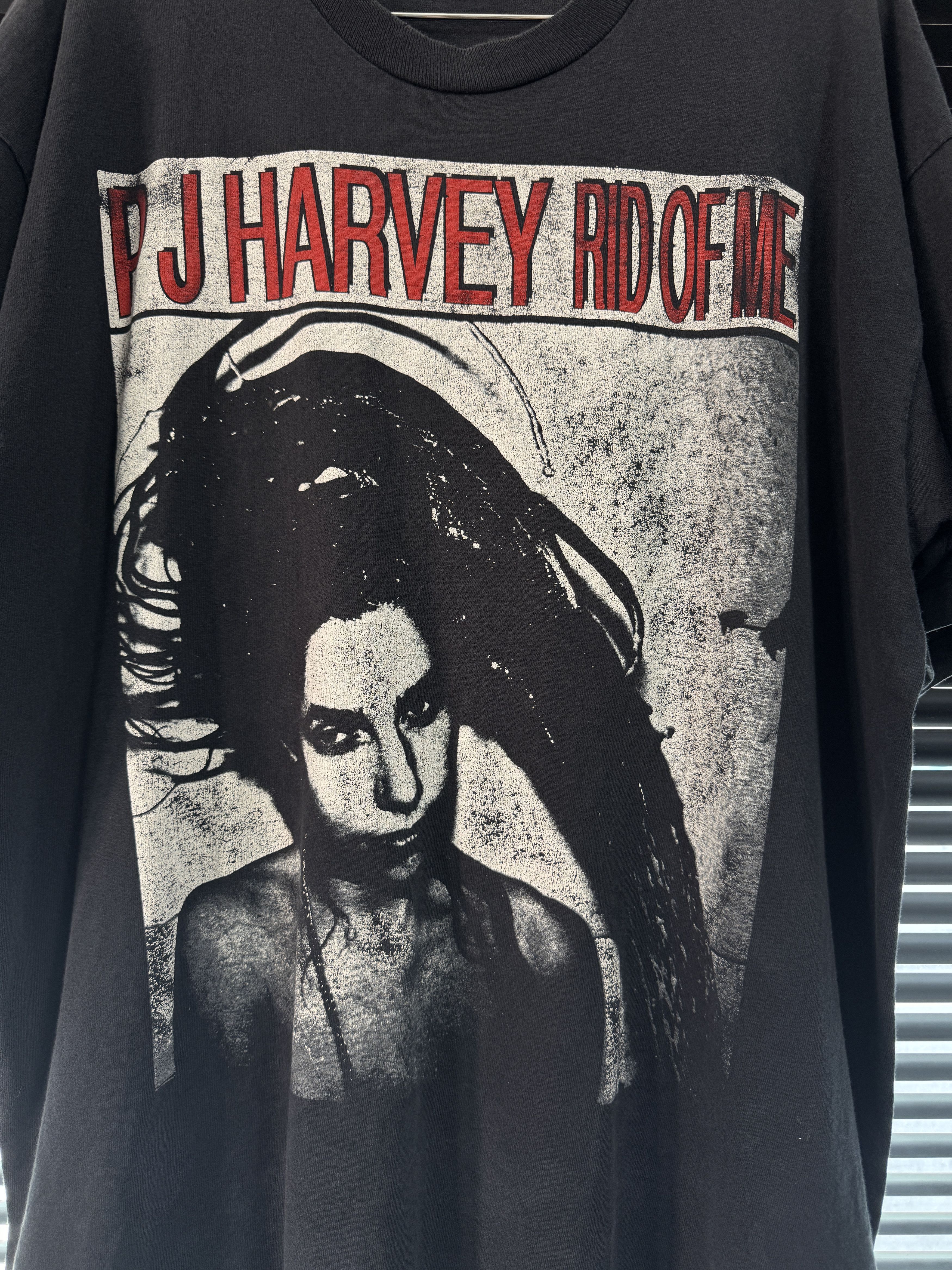 Band Tees Vintage 90s 1993 PJ Harvey 'Rid of me' Parking Lot Tee Size US XL / EU 56 / 4 - 3 Thumbnail