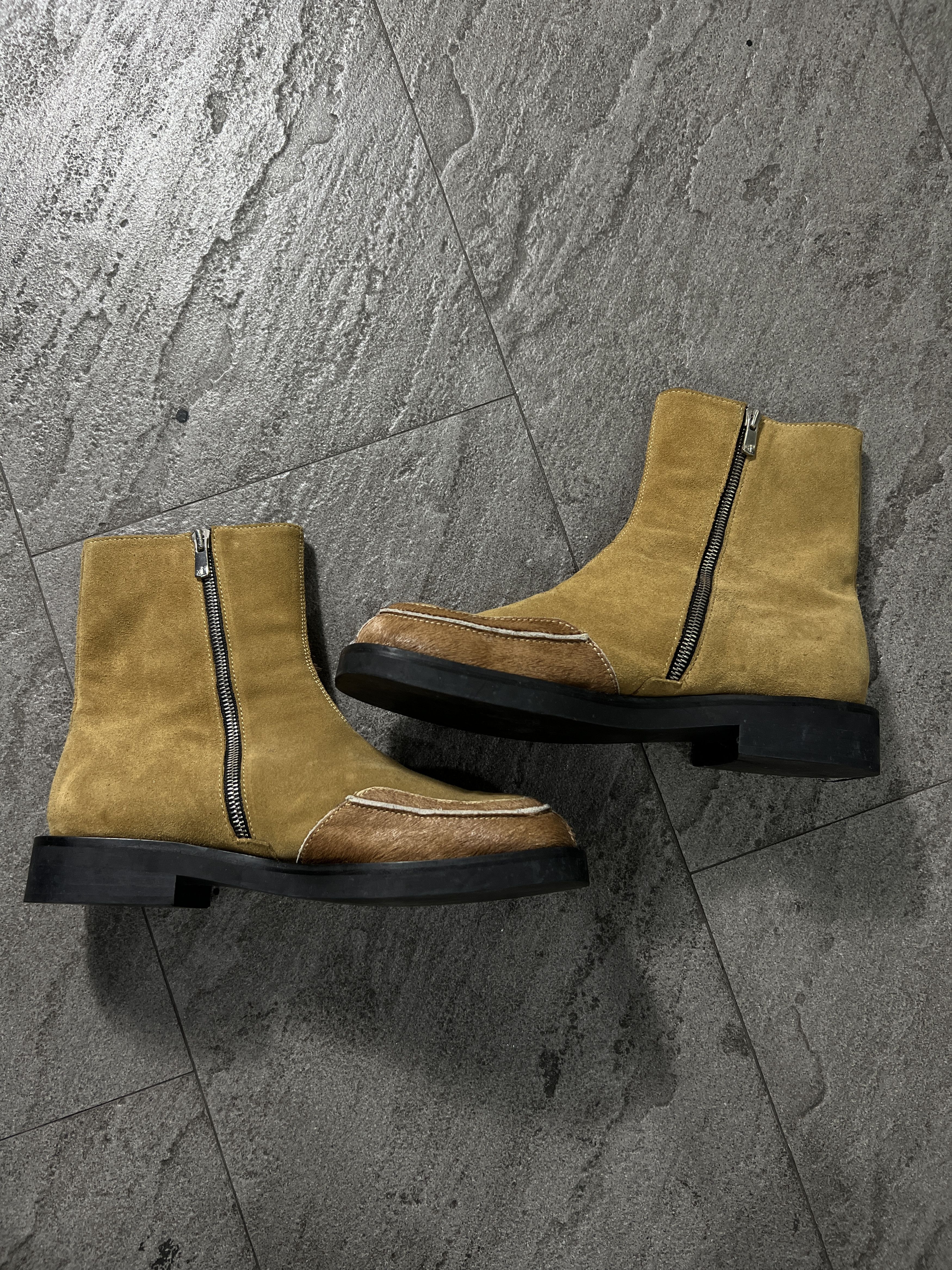 Andersson Bell Andersson Bell Hairy Leather Zip Boots EU41 Size US 8 / EU 41 - 7 Thumbnail