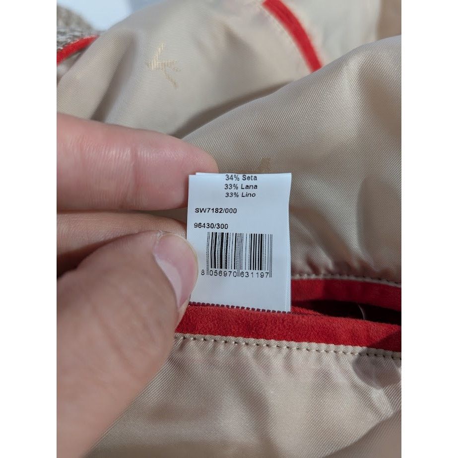 Isaia o1rshd1 CC20 Varsity Jacket in Beige/Brown Size US M / EU 48-50 / 2 - 19 Thumbnail