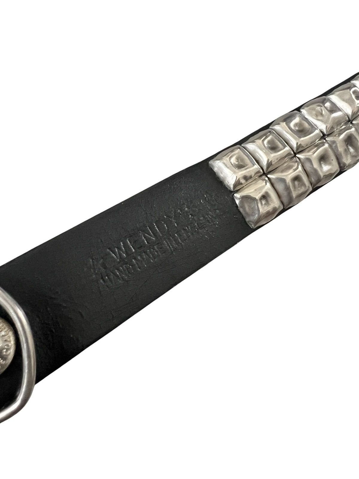 foot the coacher Wendy’s x Foot The Coacher 🏴󠁧󠁢󠁥󠁮󠁧󠁿 Studded Leather Belt Size 34 - 4 Thumbnail