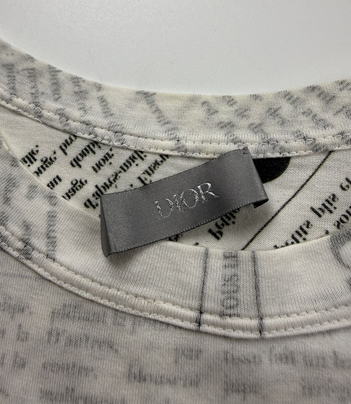 Dior Dior x Daniel Arsham S/S’20 Newspaper Print Tee Size US S / EU 44-46 / 1 - 7 Thumbnail
