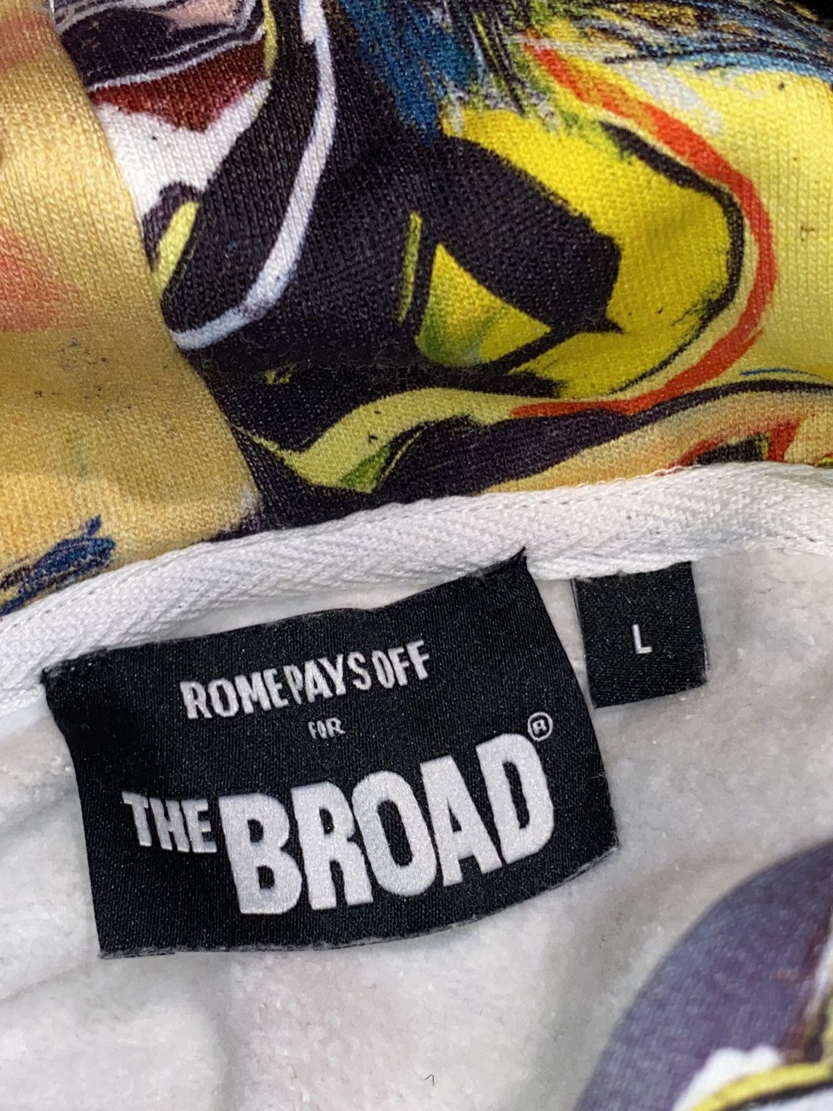 Jean-Michel Basquiat BASQUIAT ROME PAYS OFF FOR THE BROAD HOODIE Size US L / EU 52-54 / 3 - 3 Thumbnail
