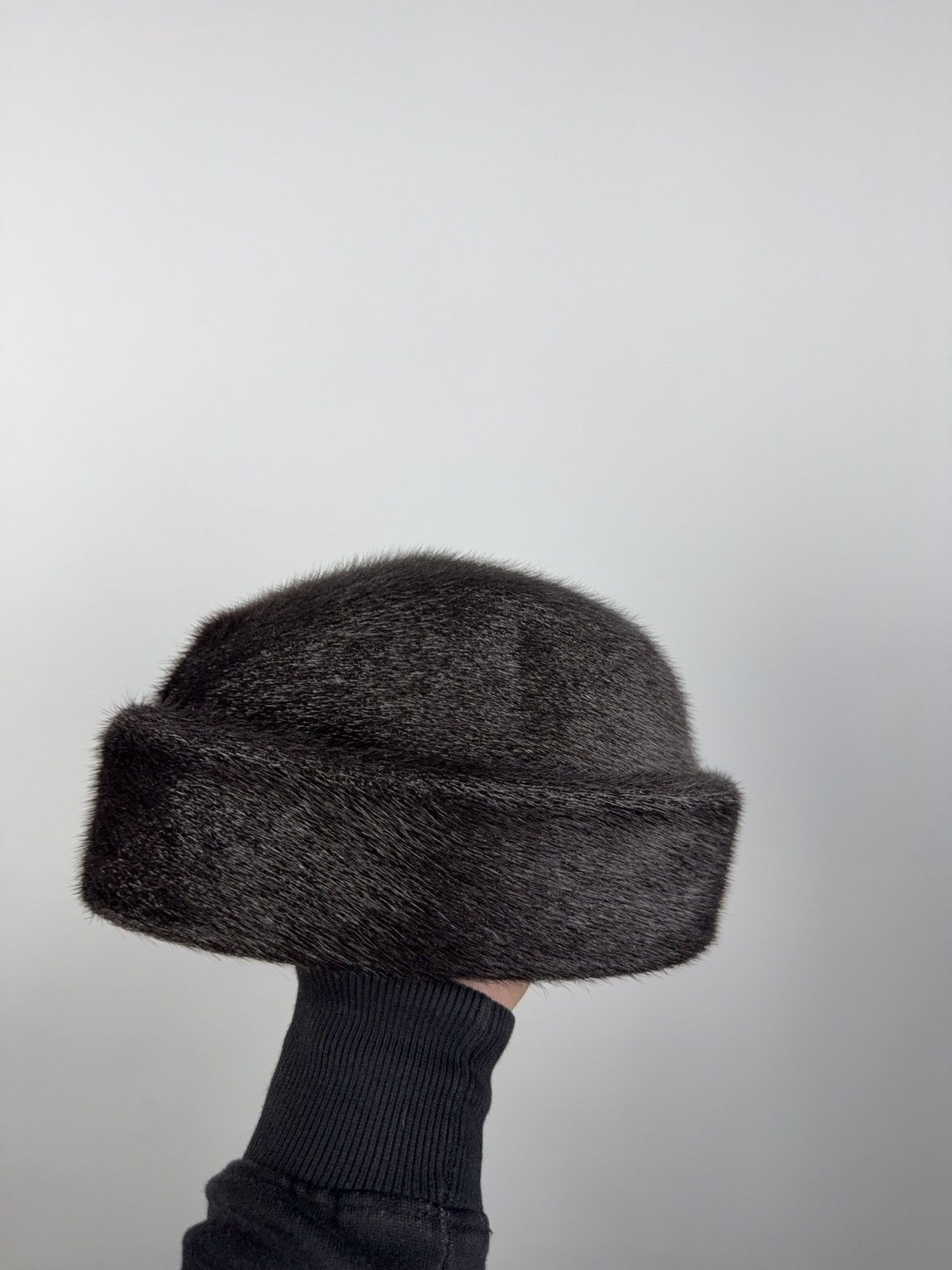 Japanese Brand Vintage Swedish Mink Fur Hat E. Fritsche Appenzell Wmns S-M Size ONE SIZE - 1 Thumbnail