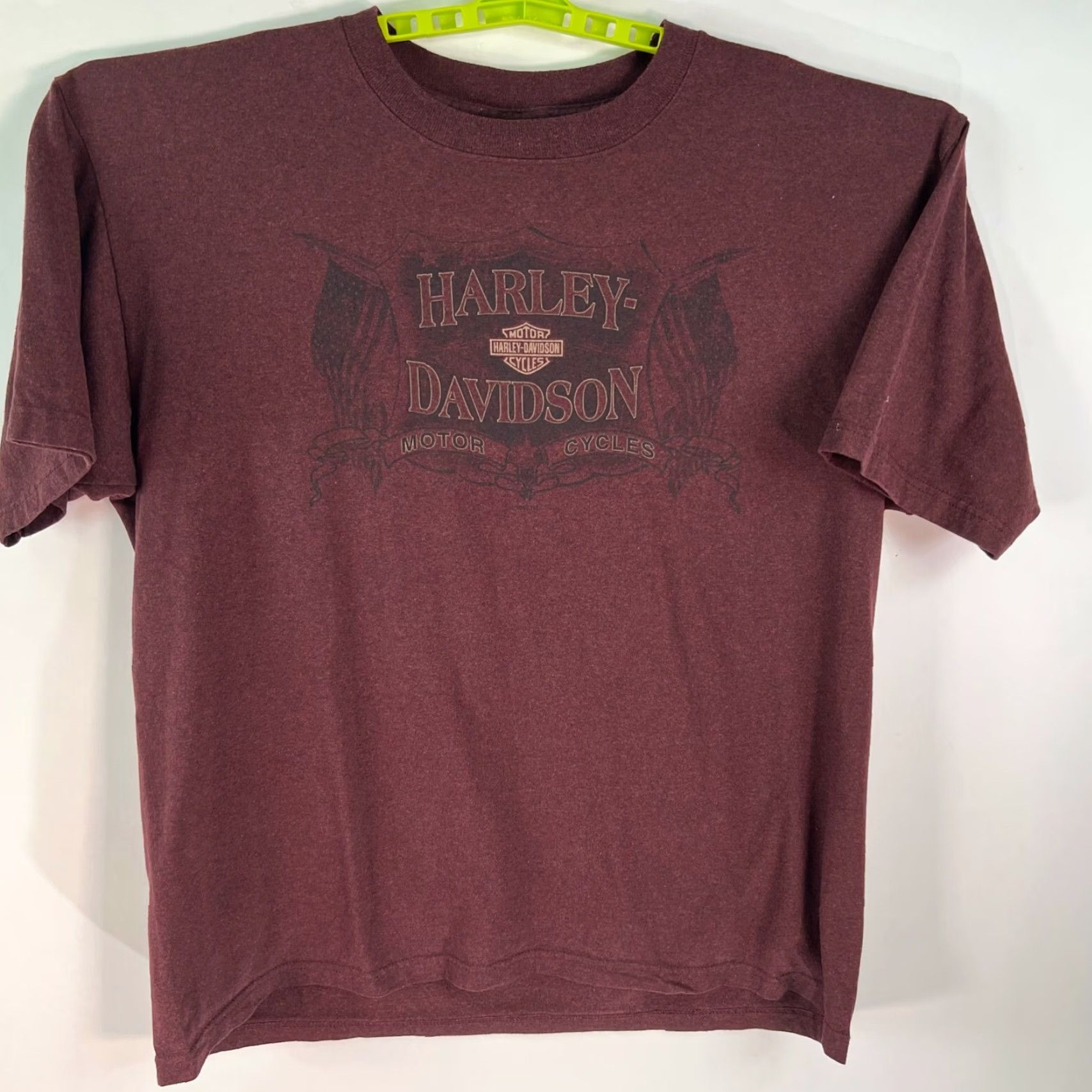 Harley Davidson VINTAGE Harley Davidson T-Shirt Men XL Red Motorcycle 2007 Graphic Logo Plain Casual Size US XL / EU 56 / 4 - 3 Thumbnail