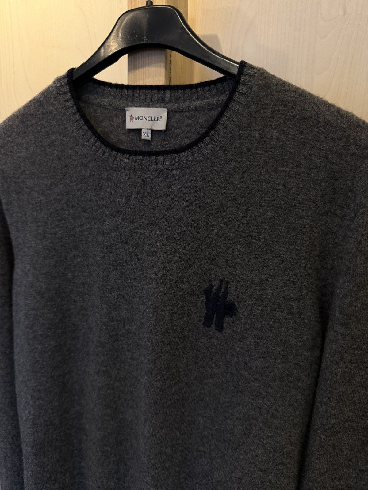 Moncler Moncler Vintage Grey Sweater 90s Rare Size US XS / EU 42 / 0 - 3 Thumbnail