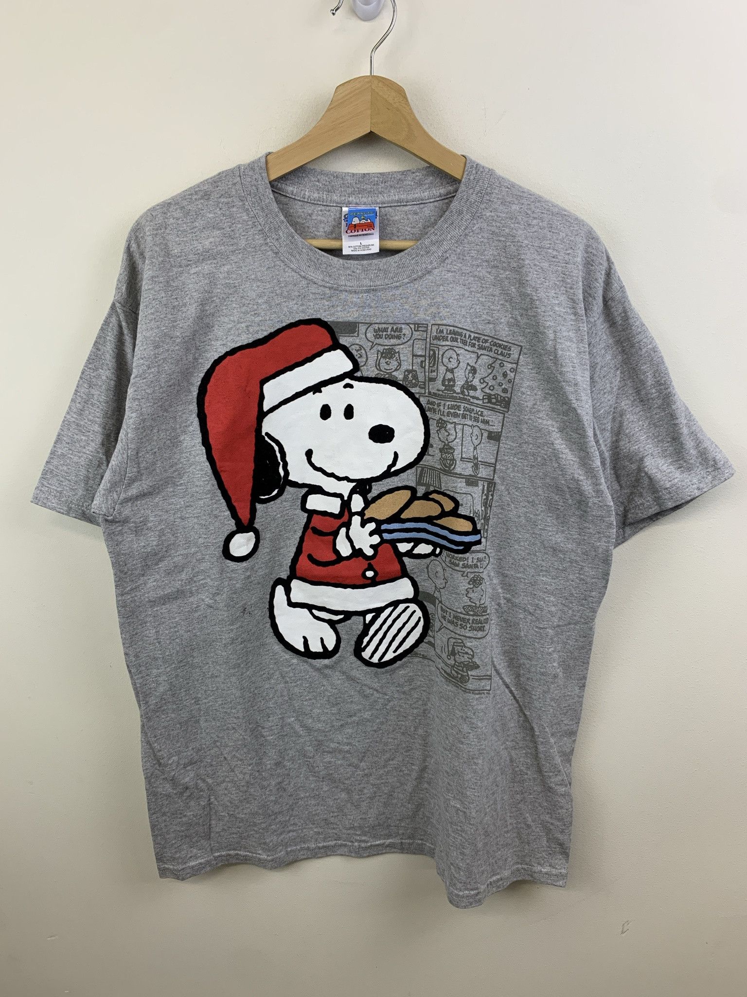 Disney Vintage Deadstock Snoopy Felted Tee Shirt NWT Size L Size US L / EU 52-54 / 3 - 1 Thumbnail