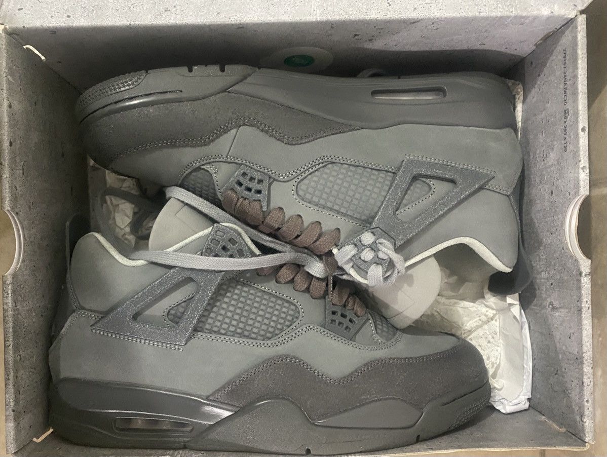 Jordan Brand × Nike Wet cement 4s Size US 13 / EU 46 - 4 Thumbnail