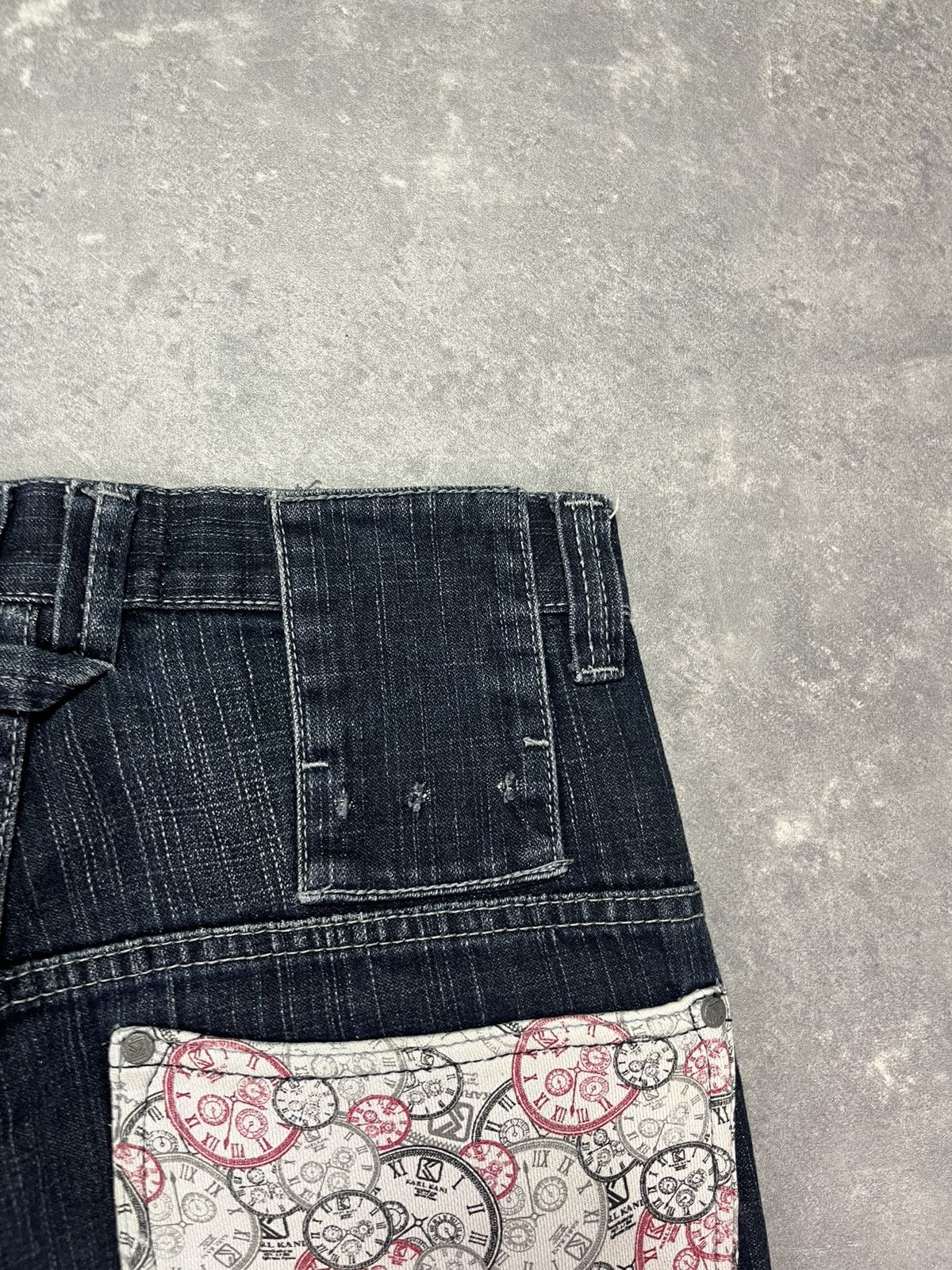 Karl Kani Karl Kani Clock Embroidered Baggy Denim Shorts Jorts 28 30 Size US 30 / EU 46 - 11 Thumbnail