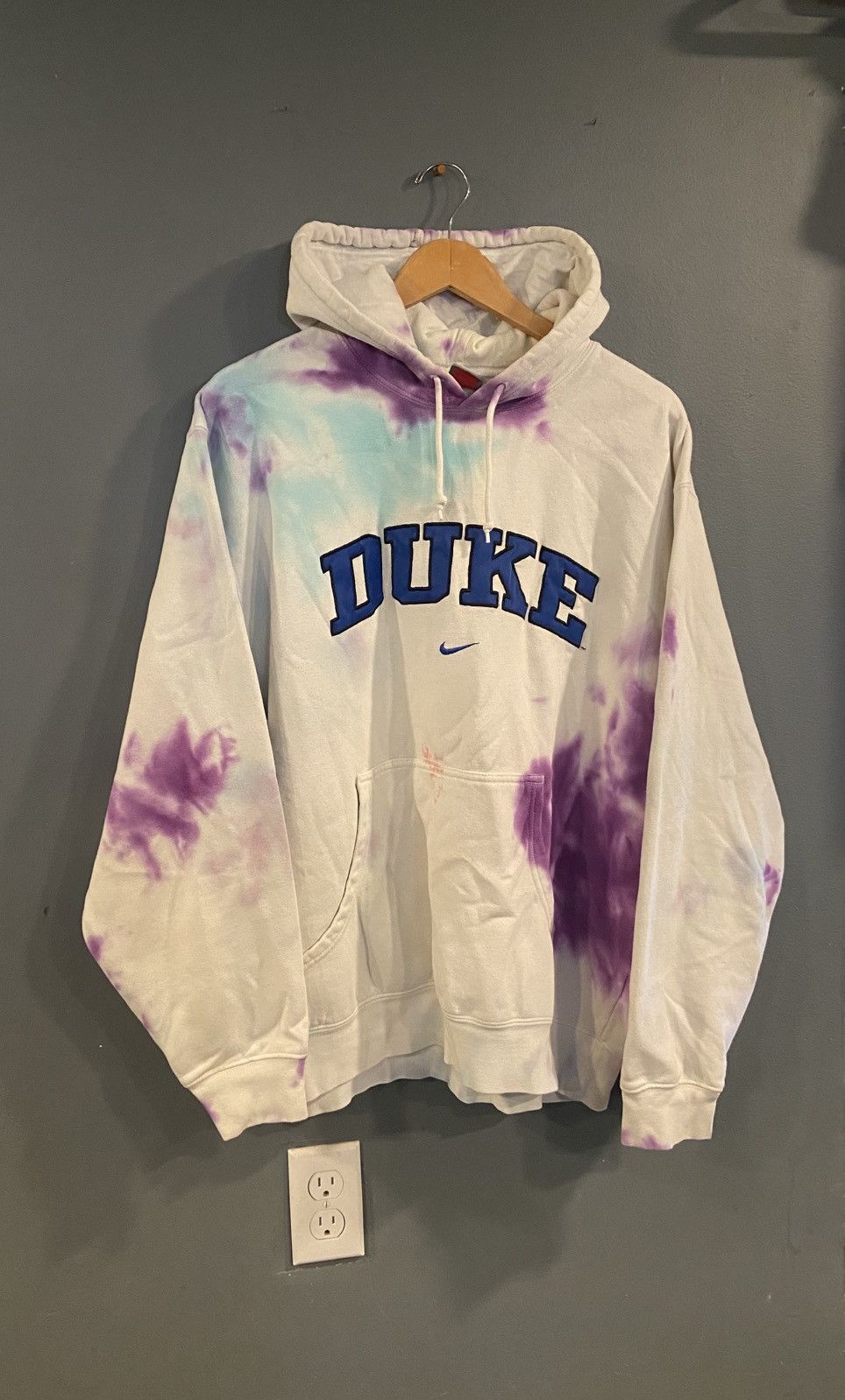 Nike Nike University of Duke Center Swoosh Hoodie Y2K Size US L / EU 52-54 / 3 - 1 Thumbnail