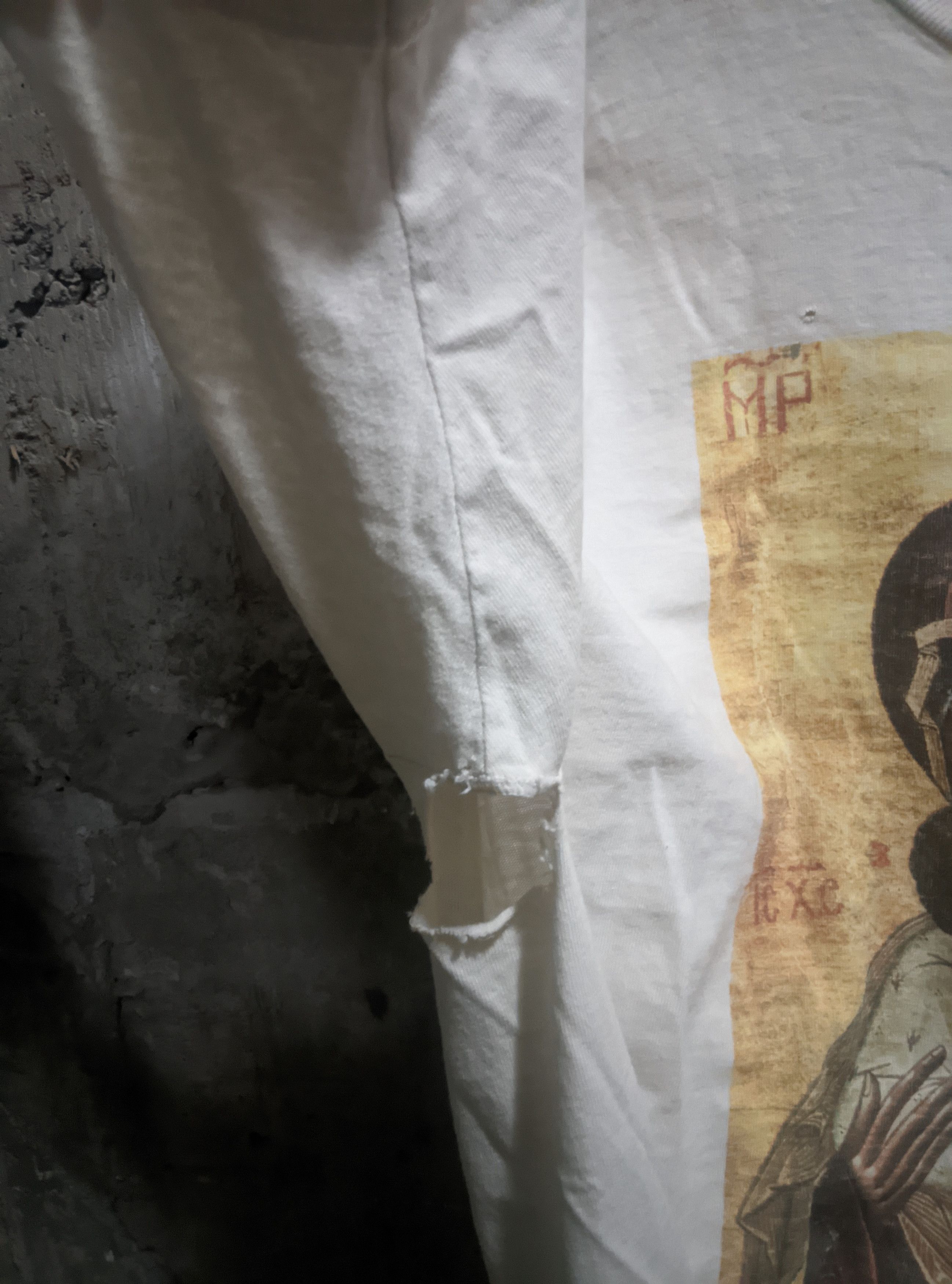 Vintage Vintage 90s thrashed virgin byzantine art distressed ERD Size US XL / EU 56 / 4 - 10 Thumbnail