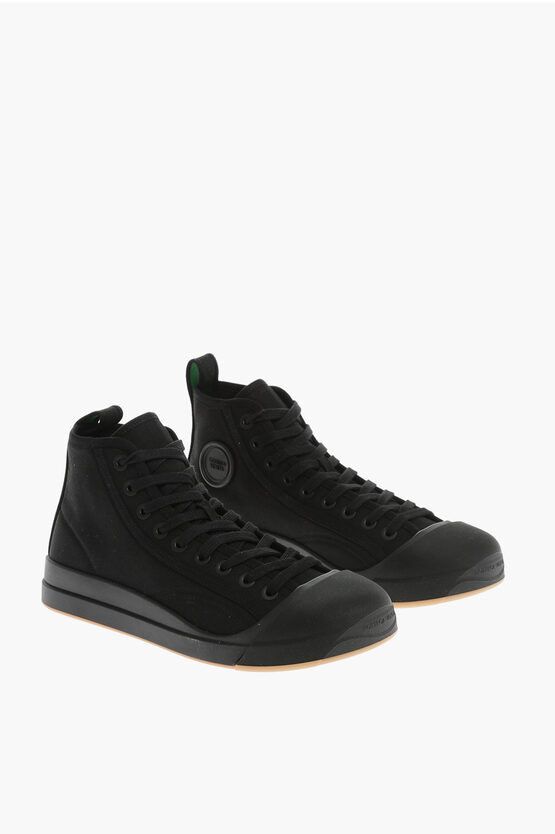 Bottega Veneta Canvas High-Top Sneakers Size US 8.5 / EU 41-42 - 1 Thumbnail