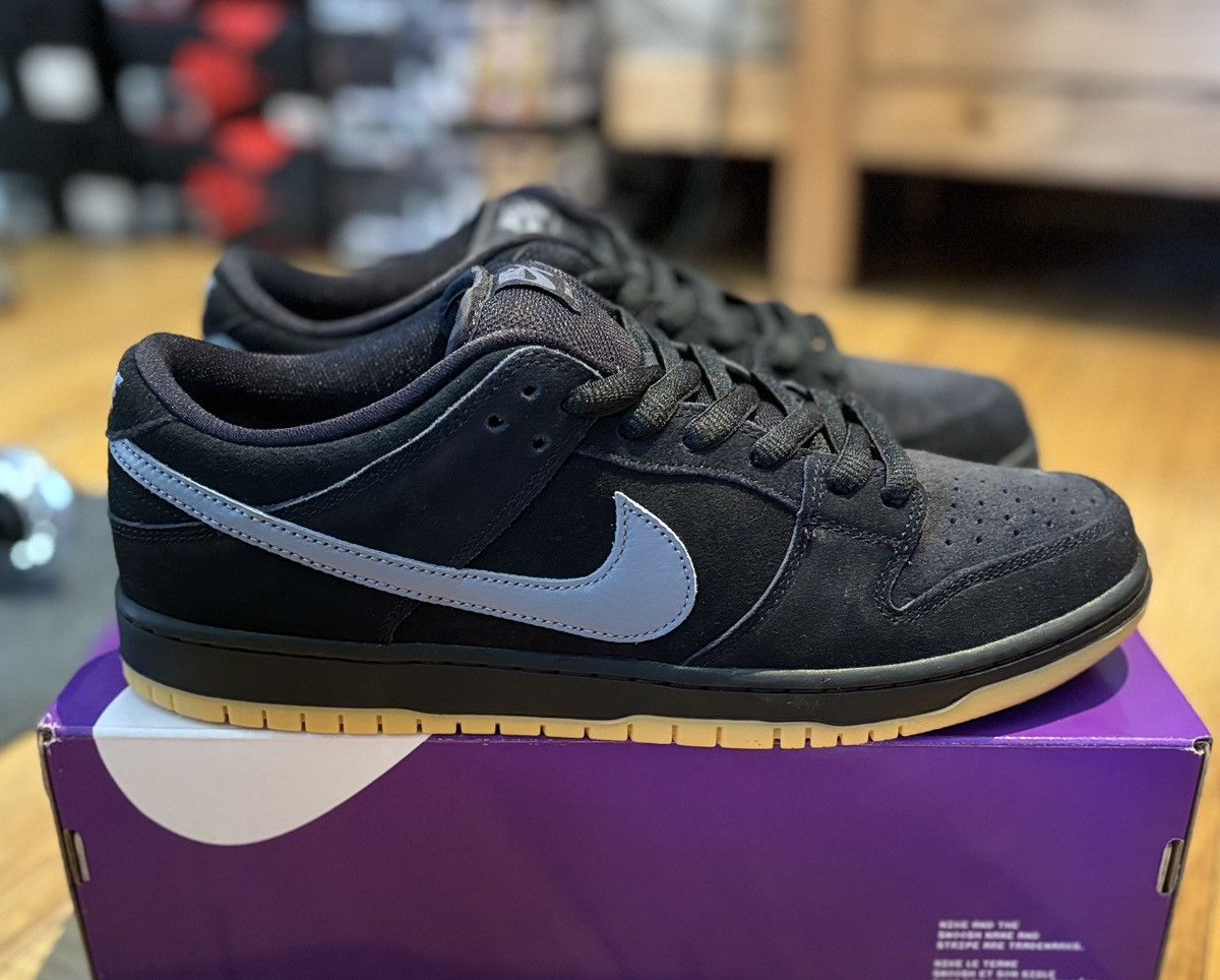Nike Nike Dunk Low SB Fog Black Gum Size US 12 / EU 45 - 3 Thumbnail