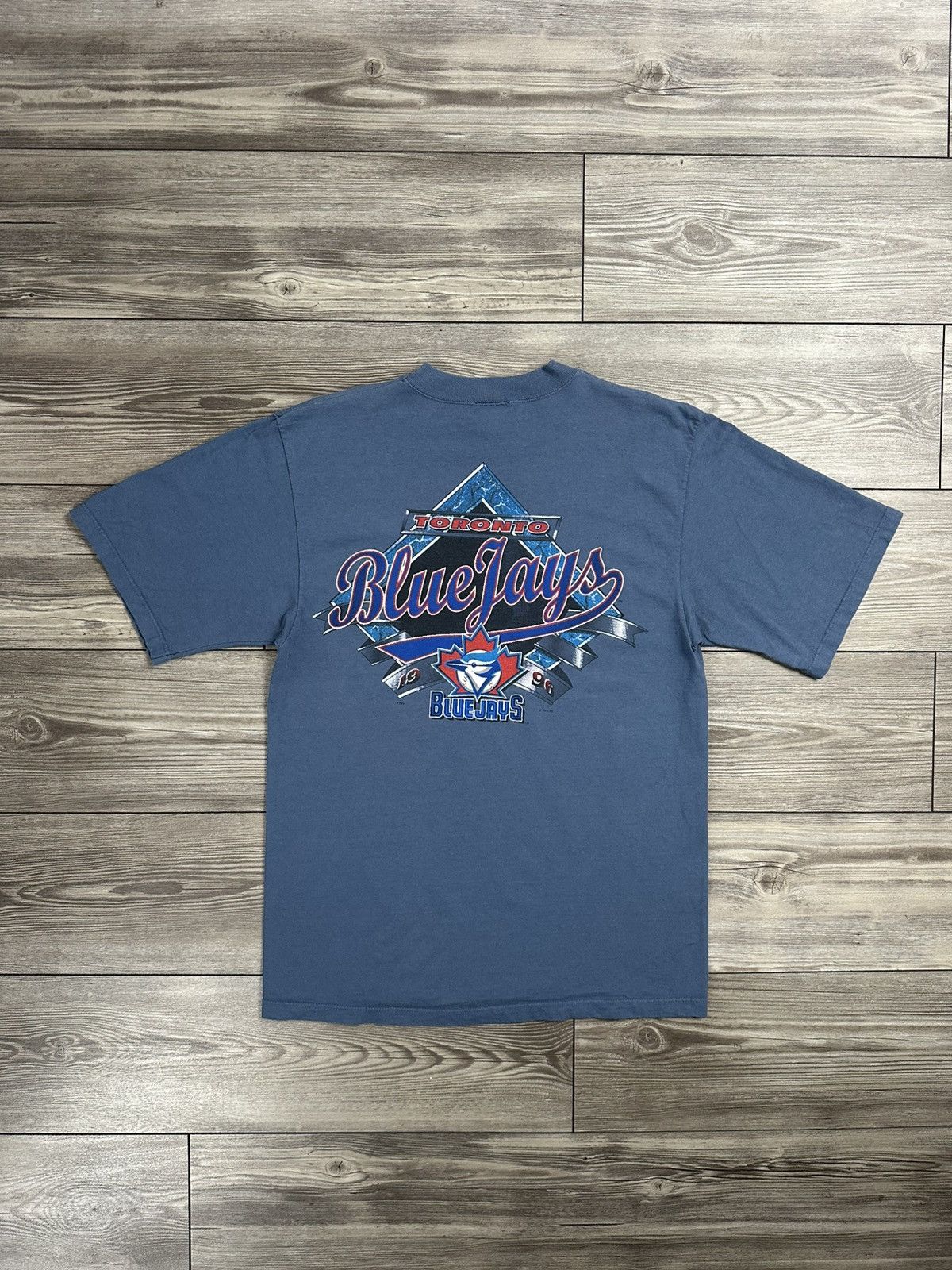 MLB Vintage 90’s Toronto Blue Jays T Shirt Size US L / EU 52-54 / 3 - 2 Thumbnail