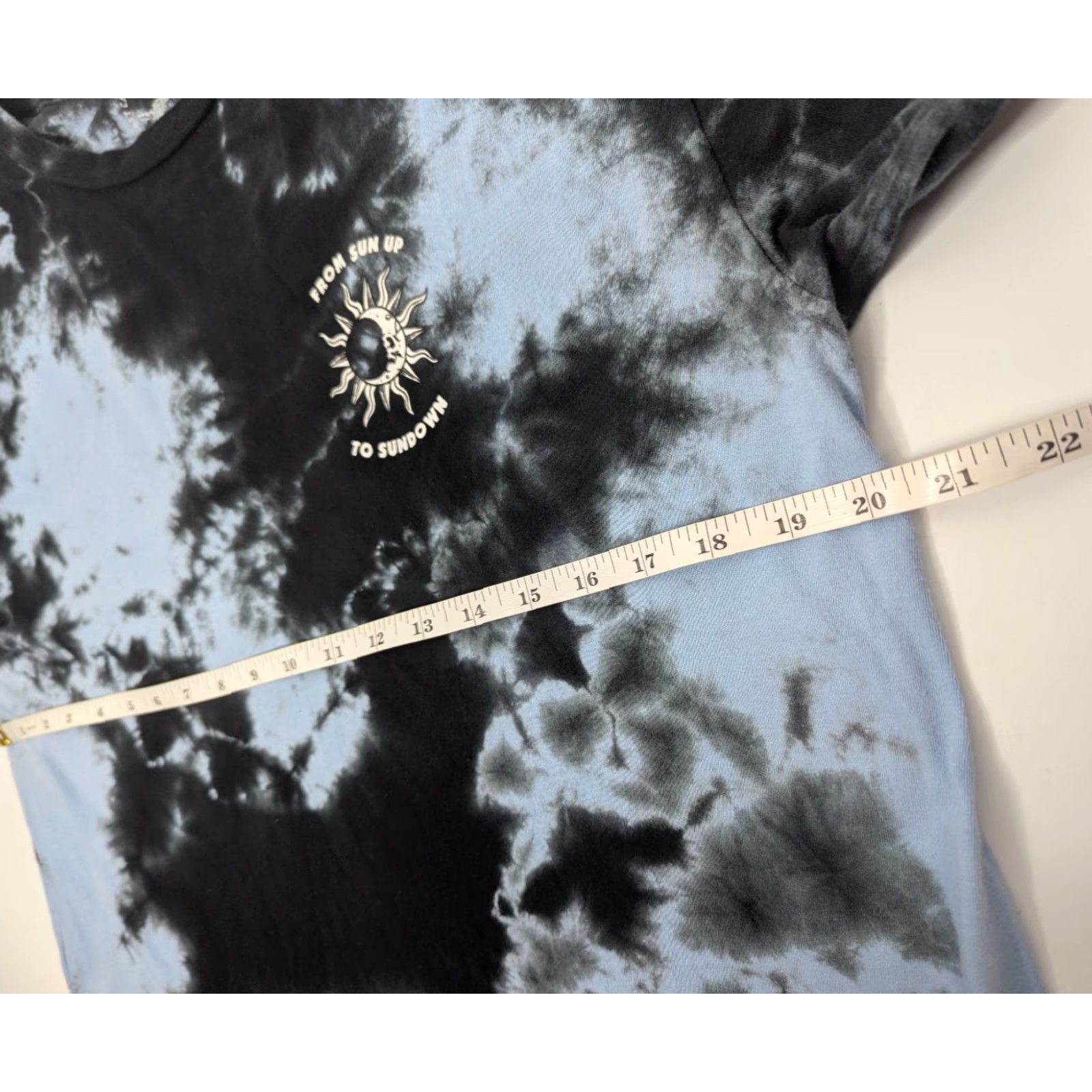 Vintage Last Call Co Shirt Mens Large Black Long Sleeve Tie Dye Skeleton Moon From Sun Up To Sundown Size US L / EU 52-54 / 3 - 7 Thumbnail